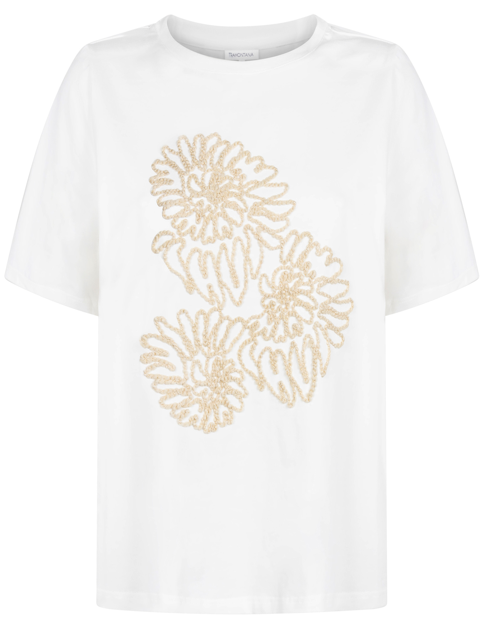 Tramontana T-shirt embroidered artwork C44-20-401