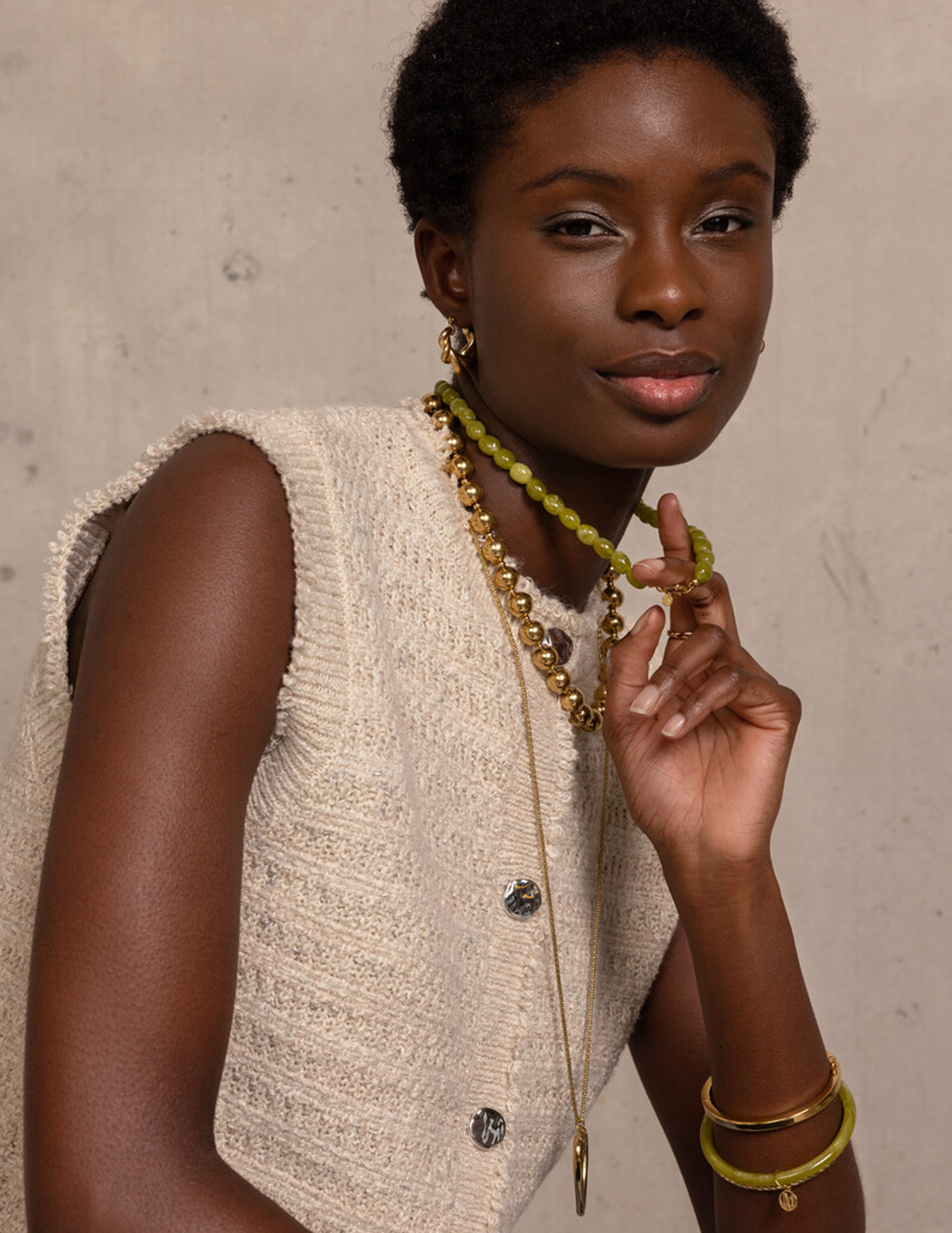 My Jewellery Kralenketting MJ15824 Groen