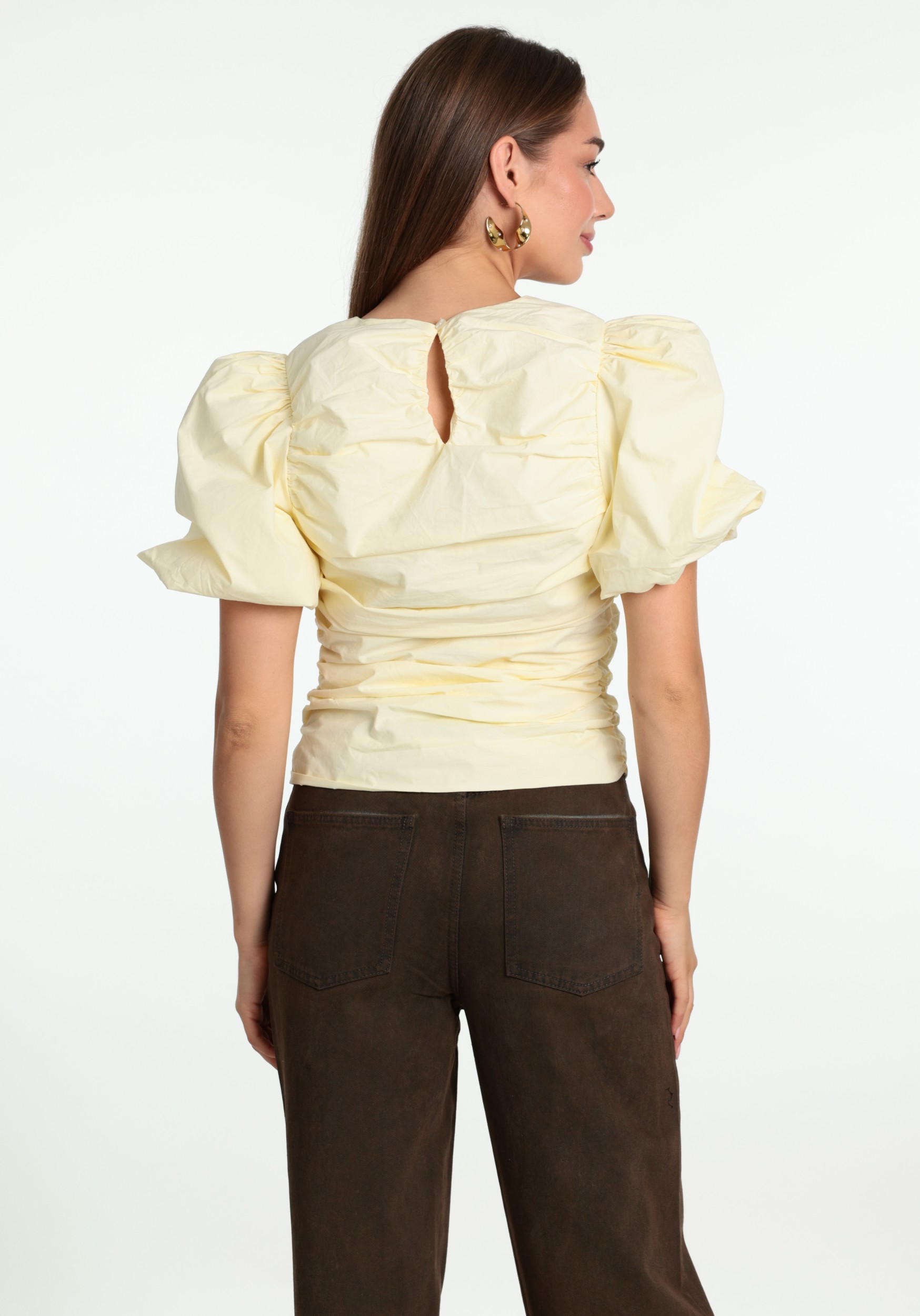 Harper & Yve Blouse Niko AW6P402 Licht geel