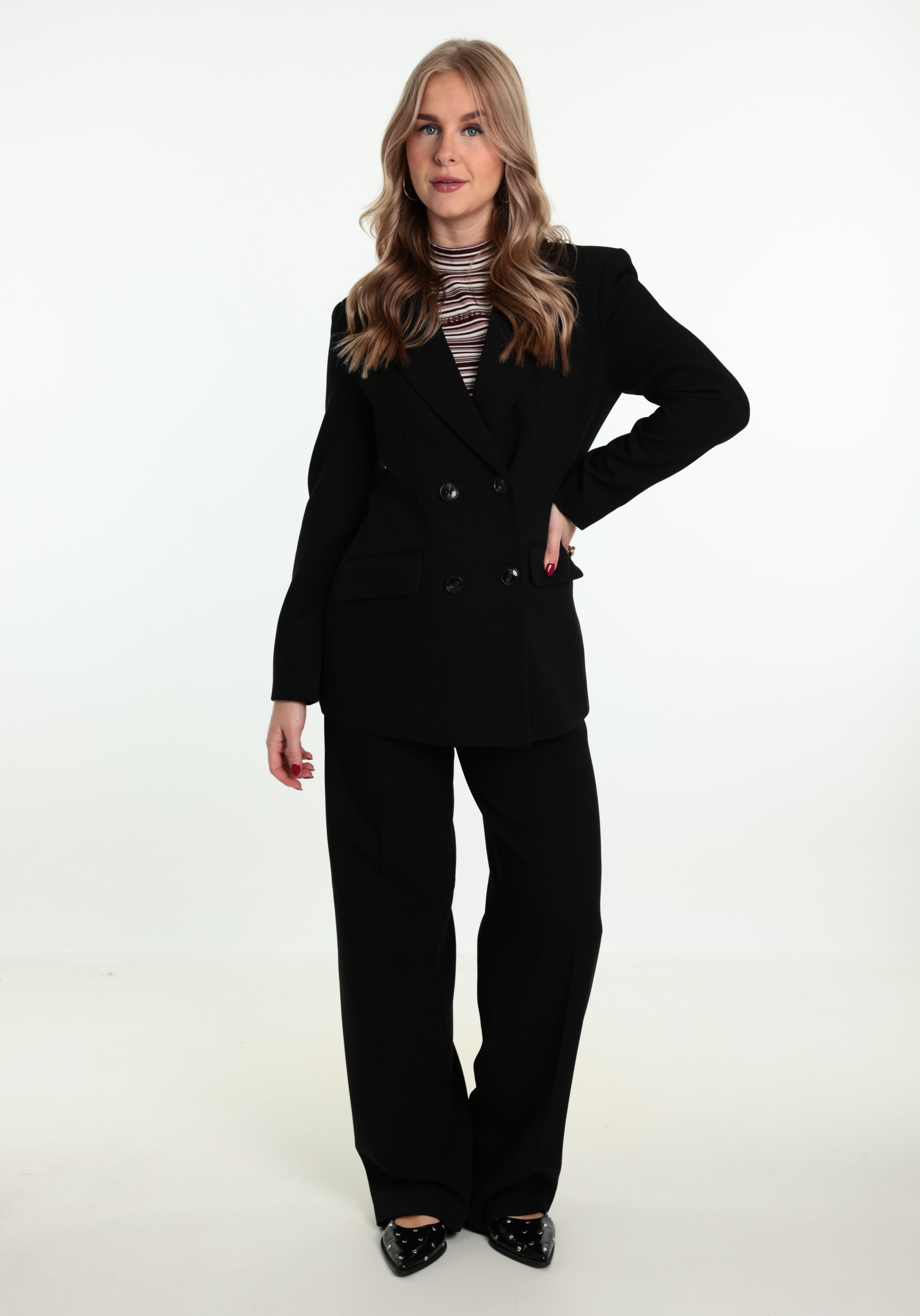 VERO MODA Broek Magnolia 10348710 Zwart