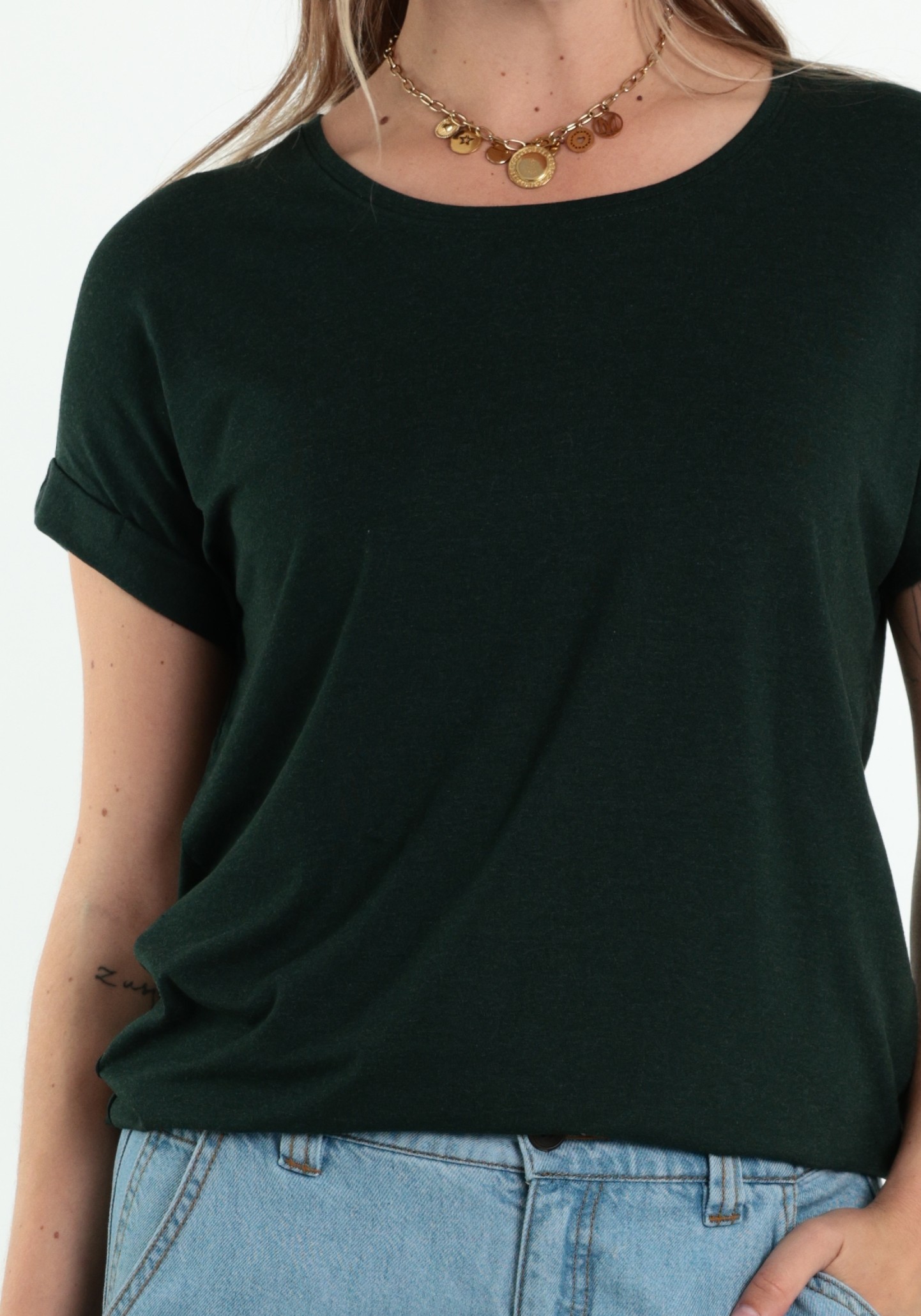 ONLY T-shirt Moster 15106662 Groen