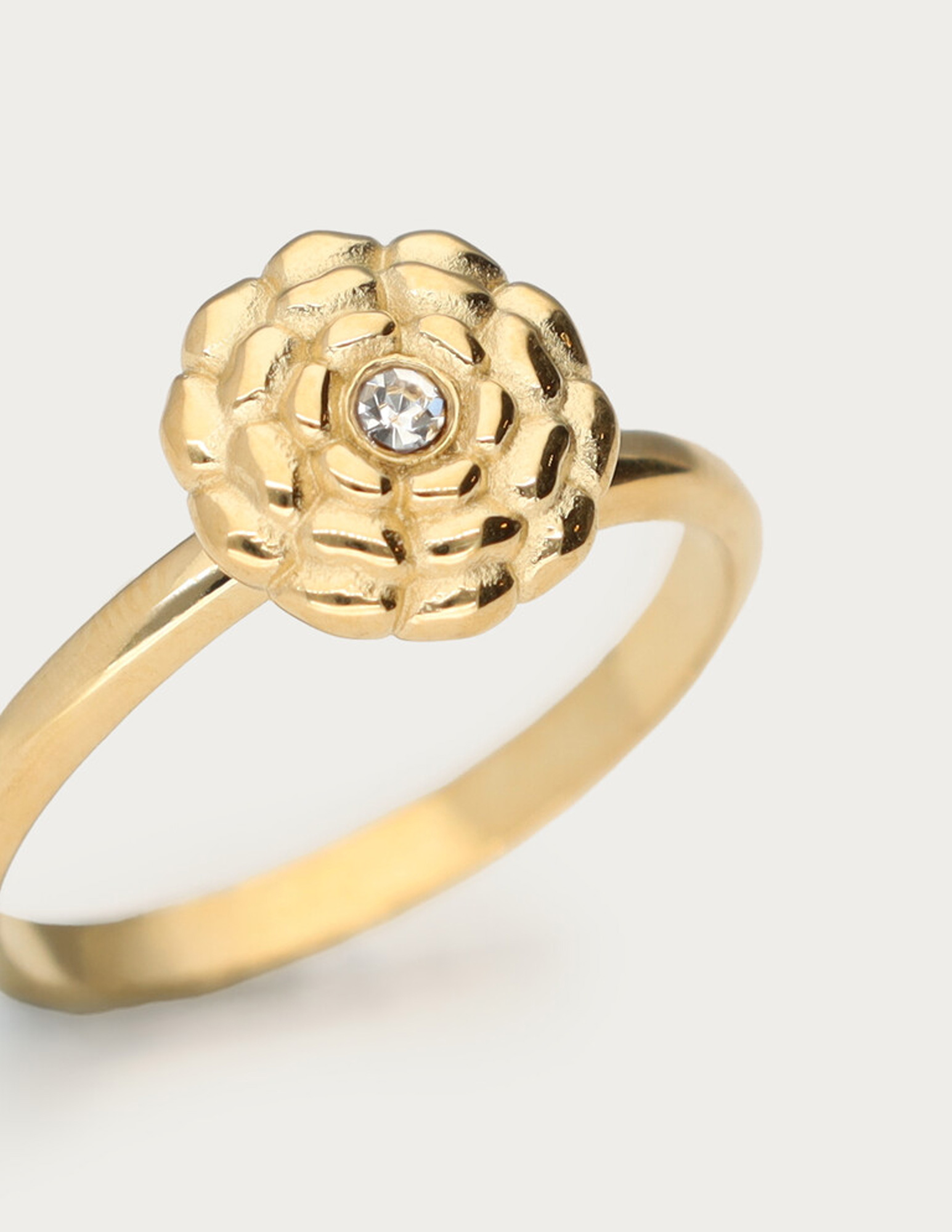 My Jewellery Botanical ring met bloem MJ13784 Goud