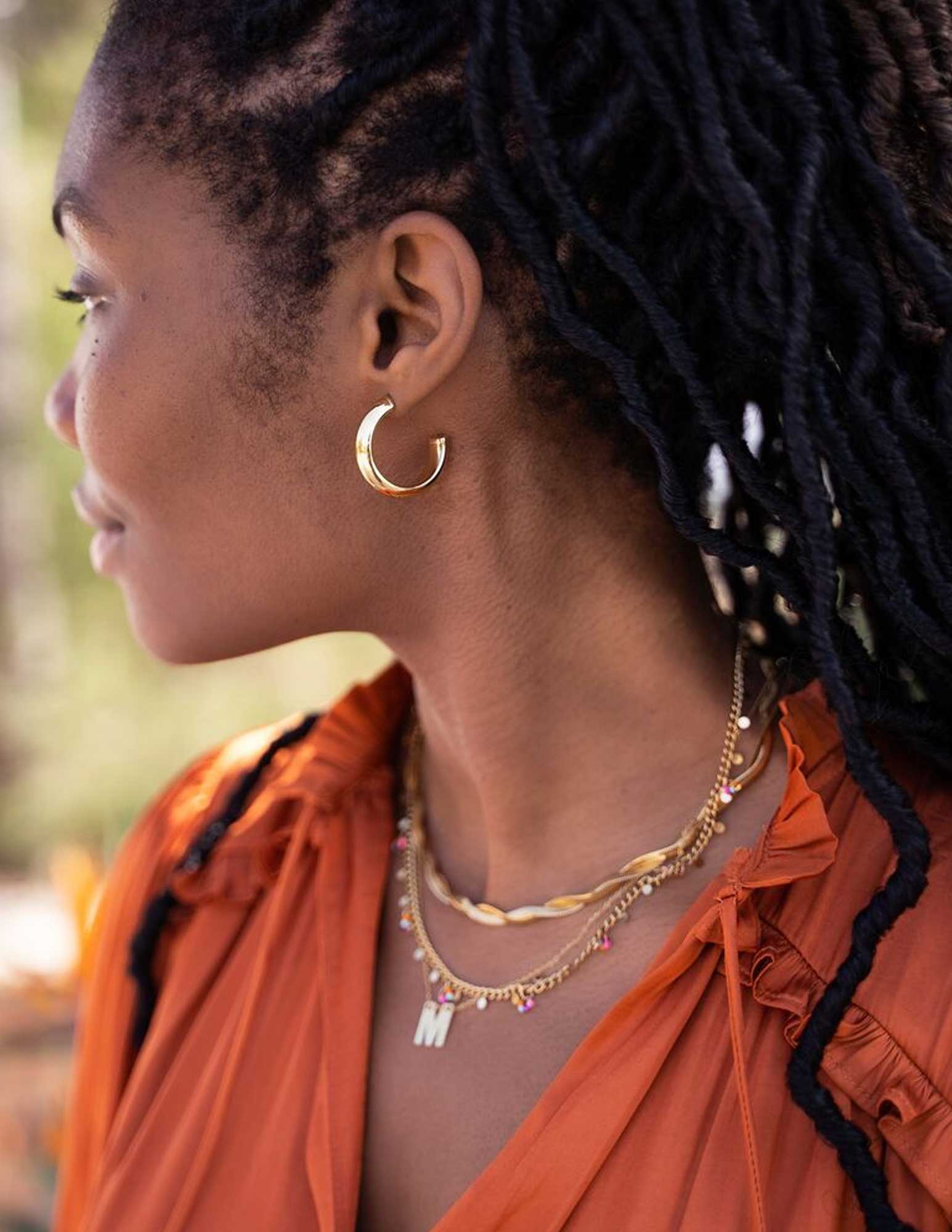 My Jewellery Kleine oorringen rond open MJ07334 Goud