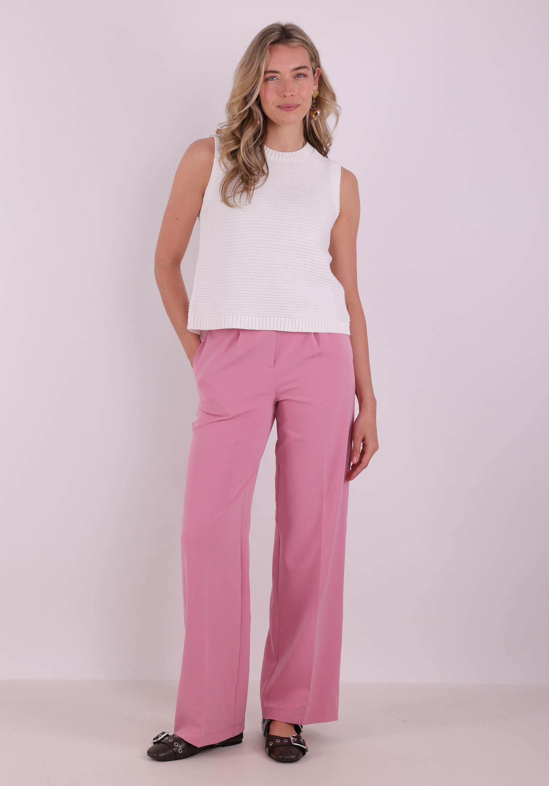 Vila Broek Iris 14115313 Roze