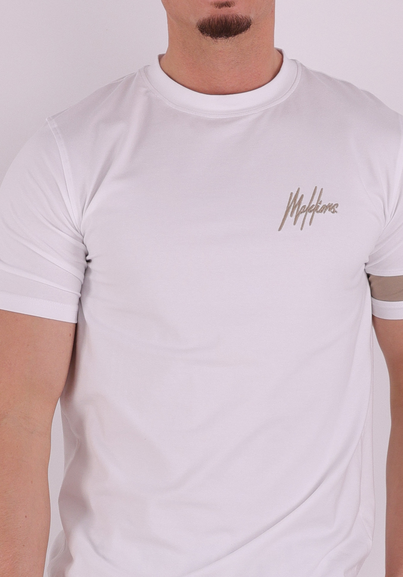 Malelions T-shirt Captain MMC30026001 Wit