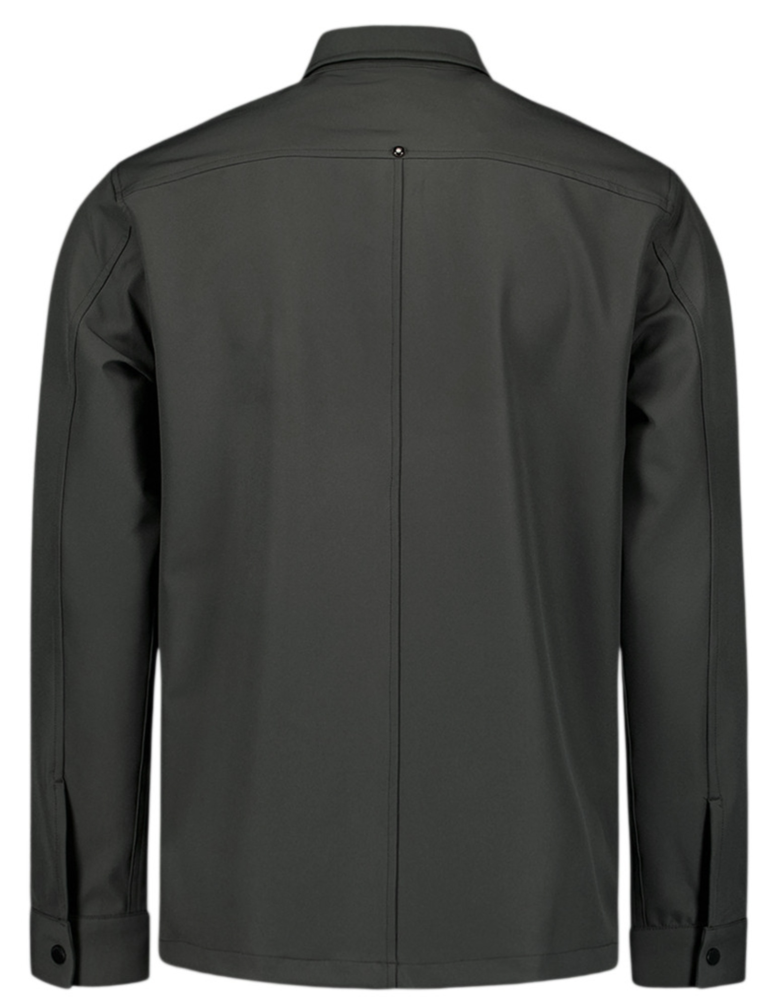 No Excess Overshirt met rits 29510804 Donker Grijs