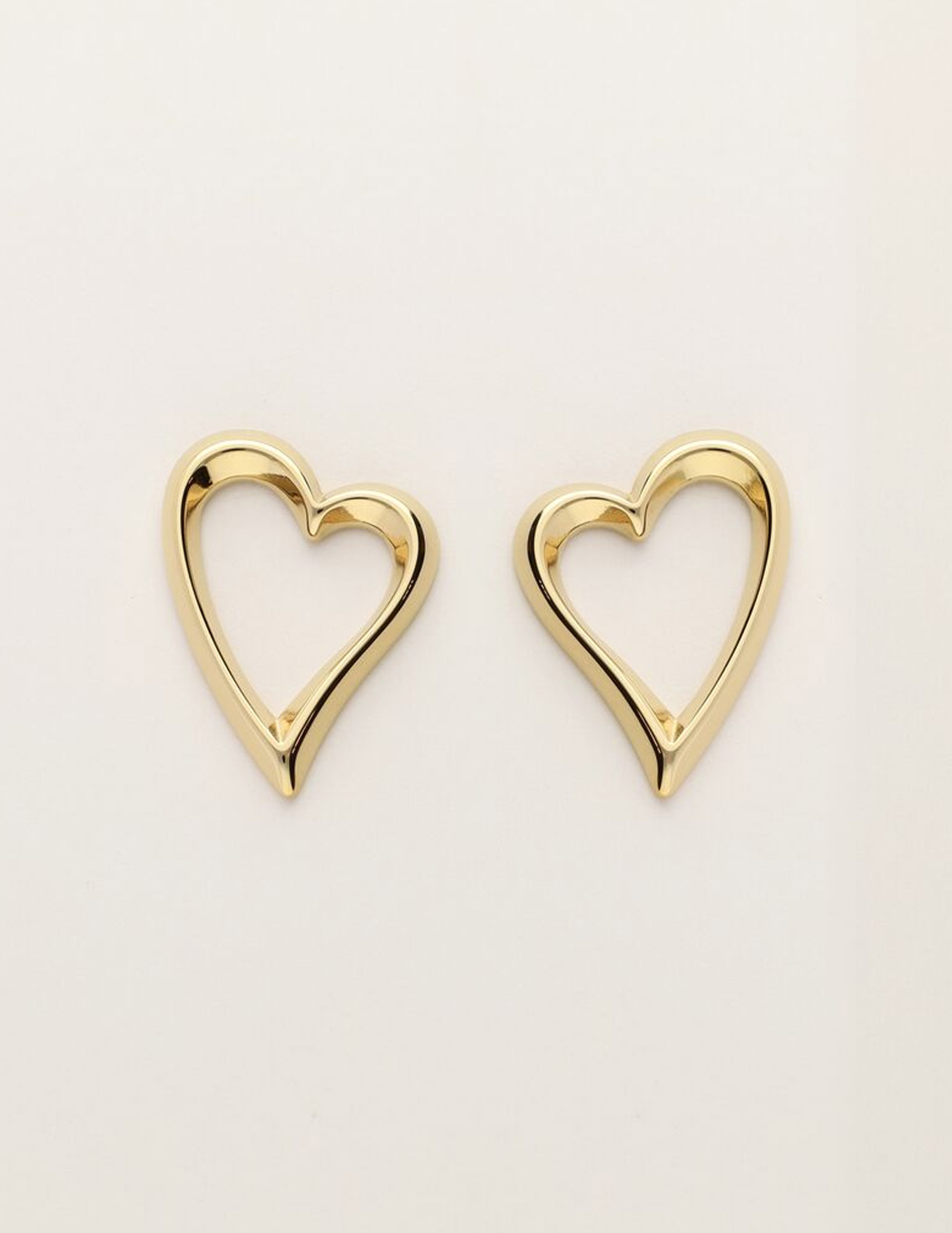 My Jewellery Oorbellen open heart MJ11325 Goud