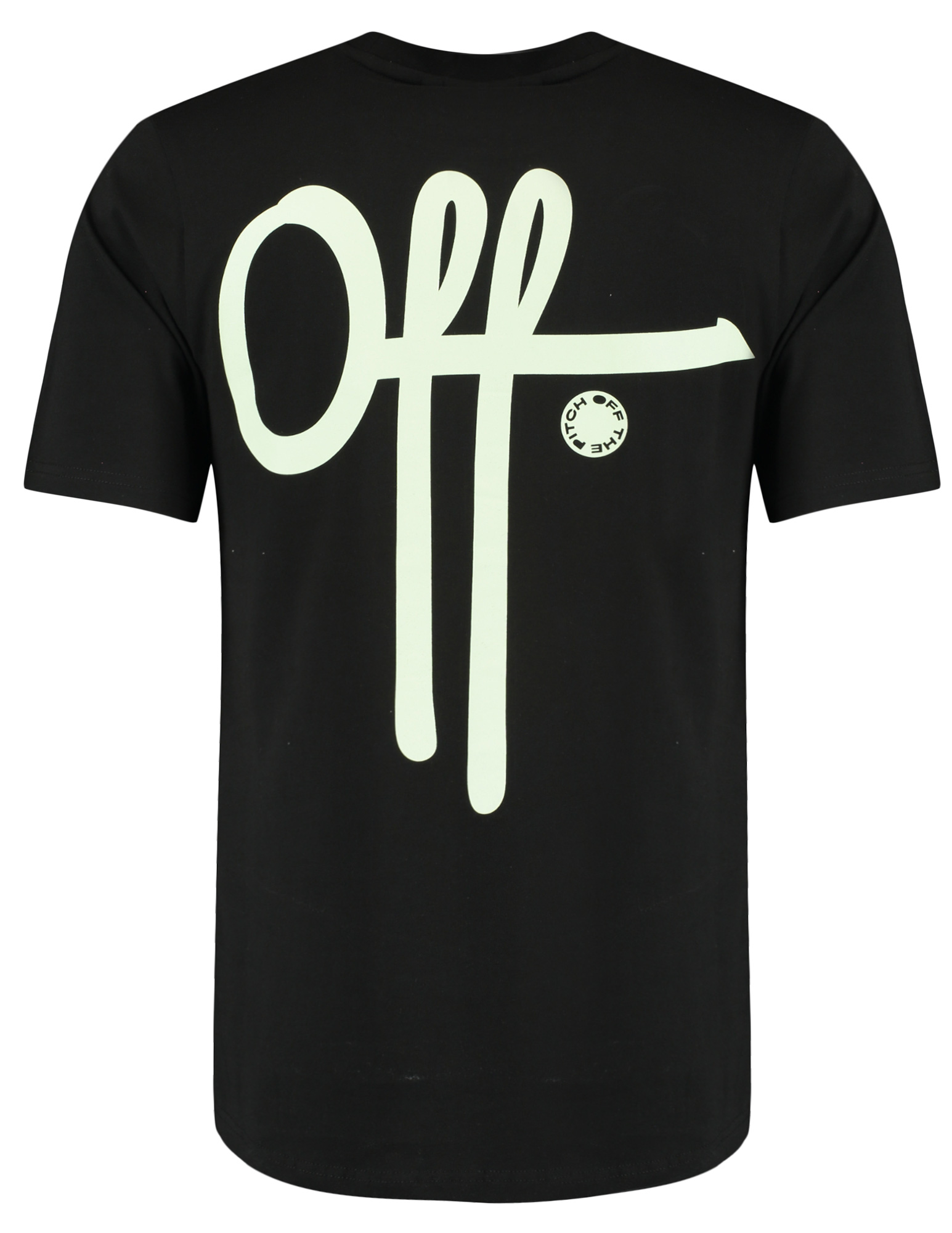 Off The Pitch T-shirt Full Stop OTP261203 Zwart