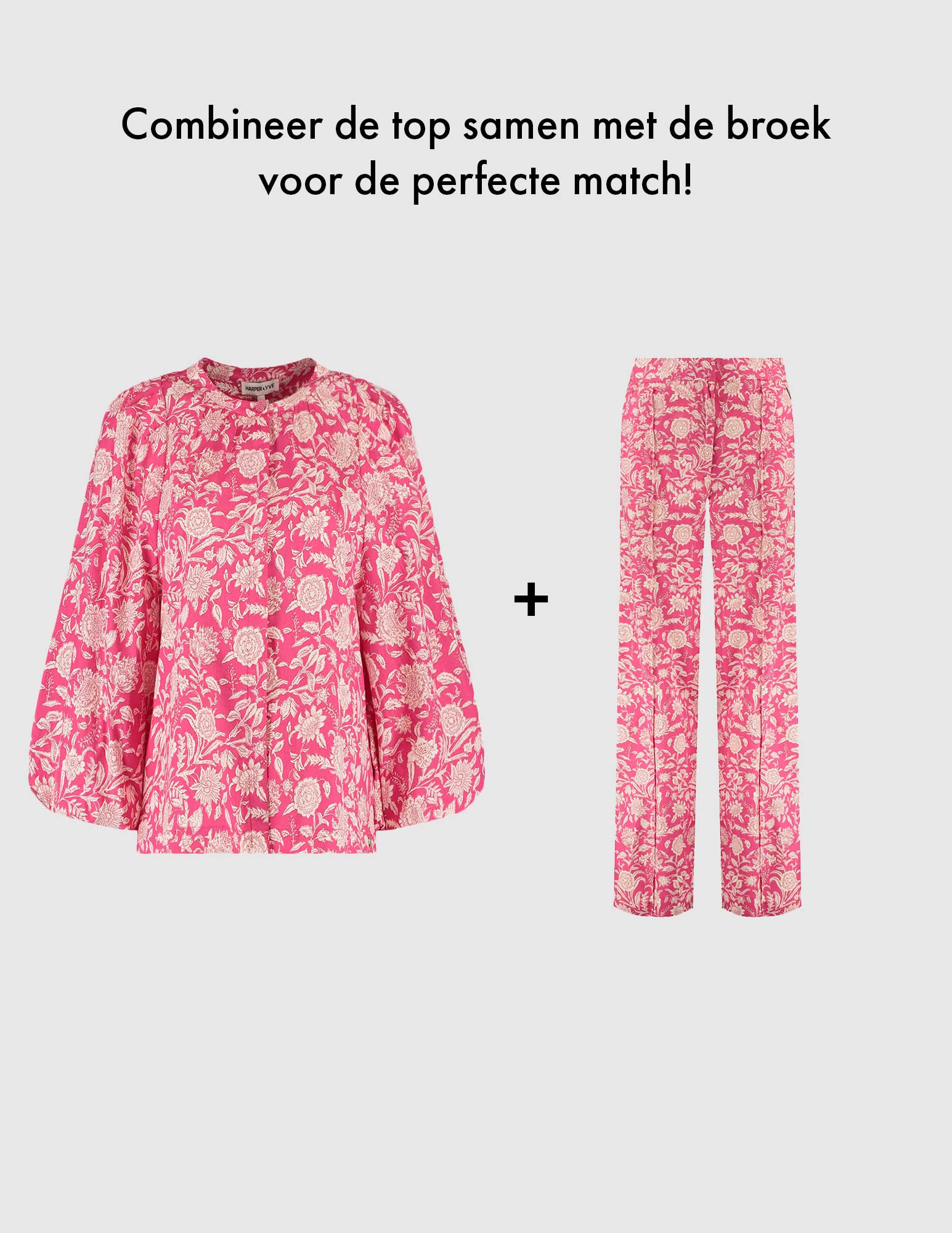 Harper & Yve Broek Holly SS25C100 Roze