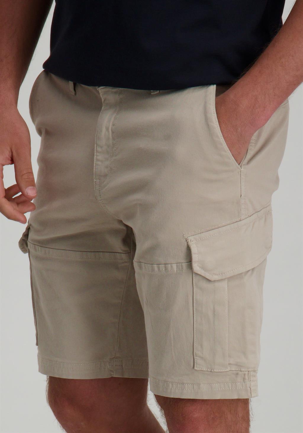 Pure White Korte broek Cargo 24010508 Zand