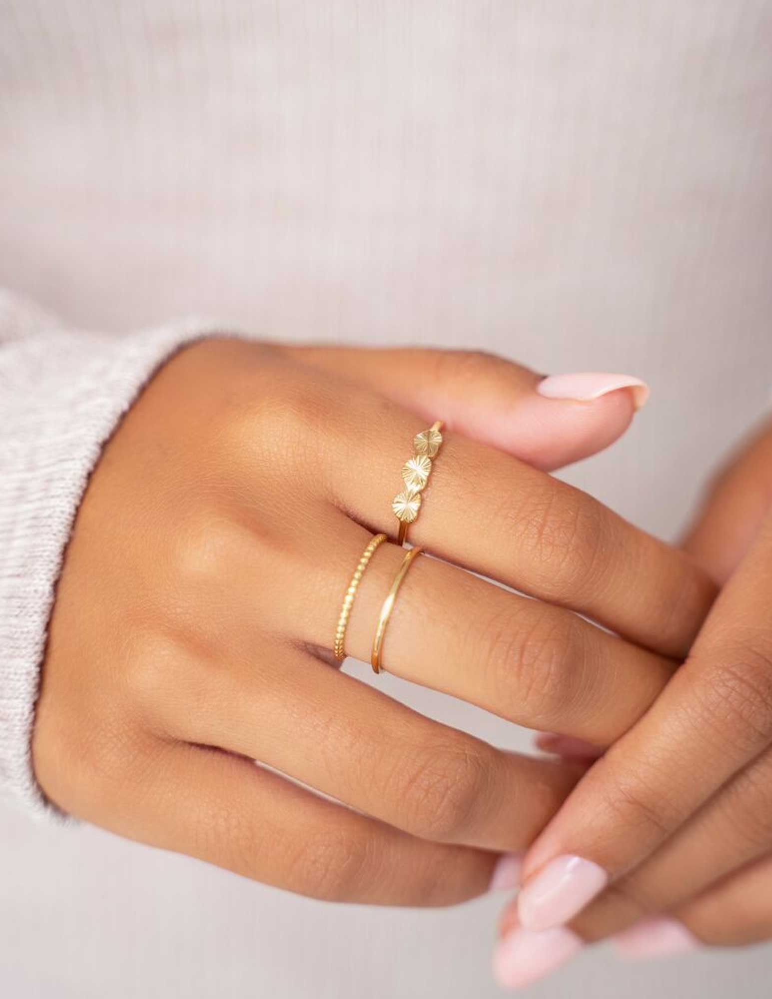 My Jewellery Ring met hartjes MJ08985 Zilver