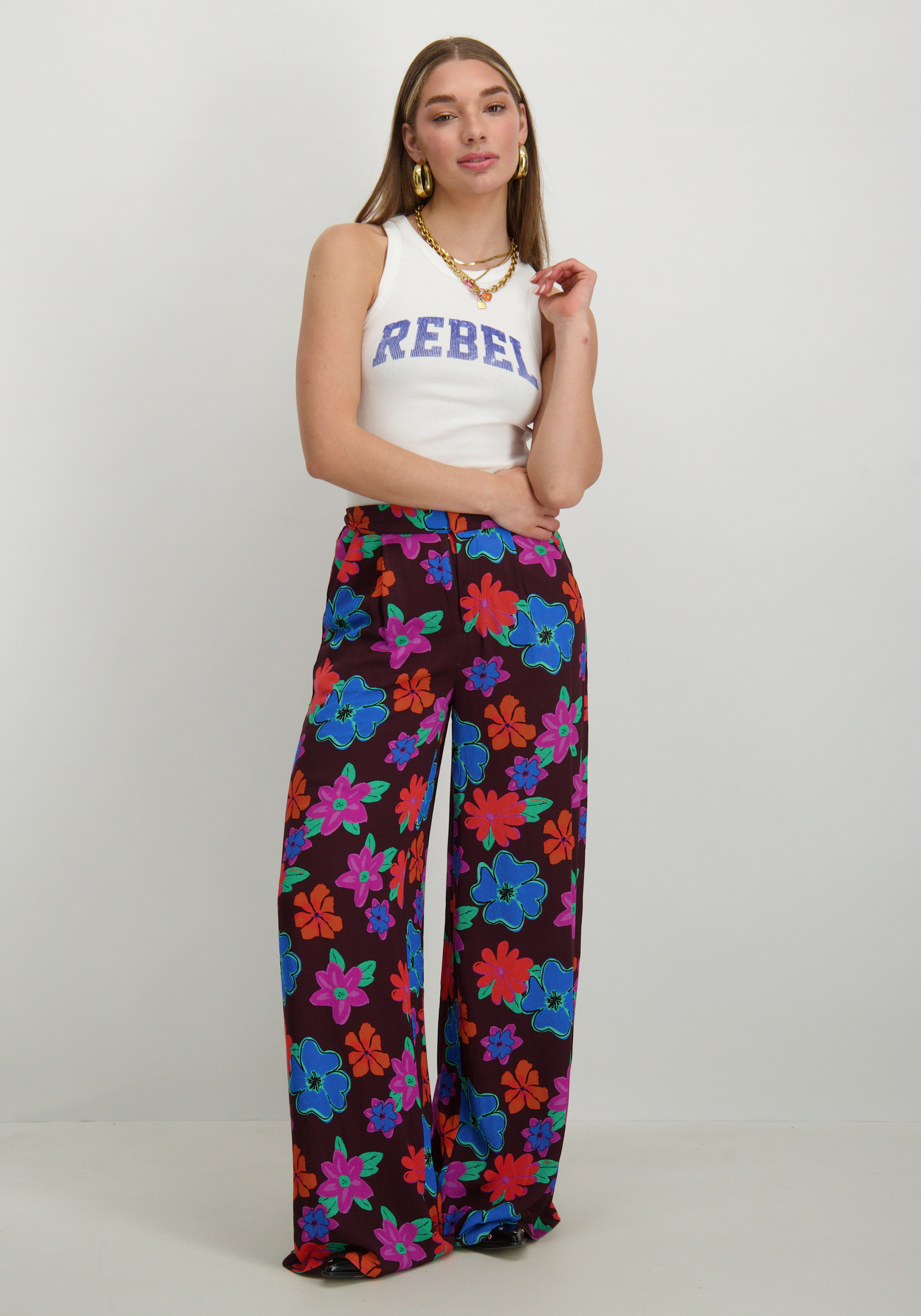 Colourful Rebel Tanktop Sachi rebel rib WT216956 Wit