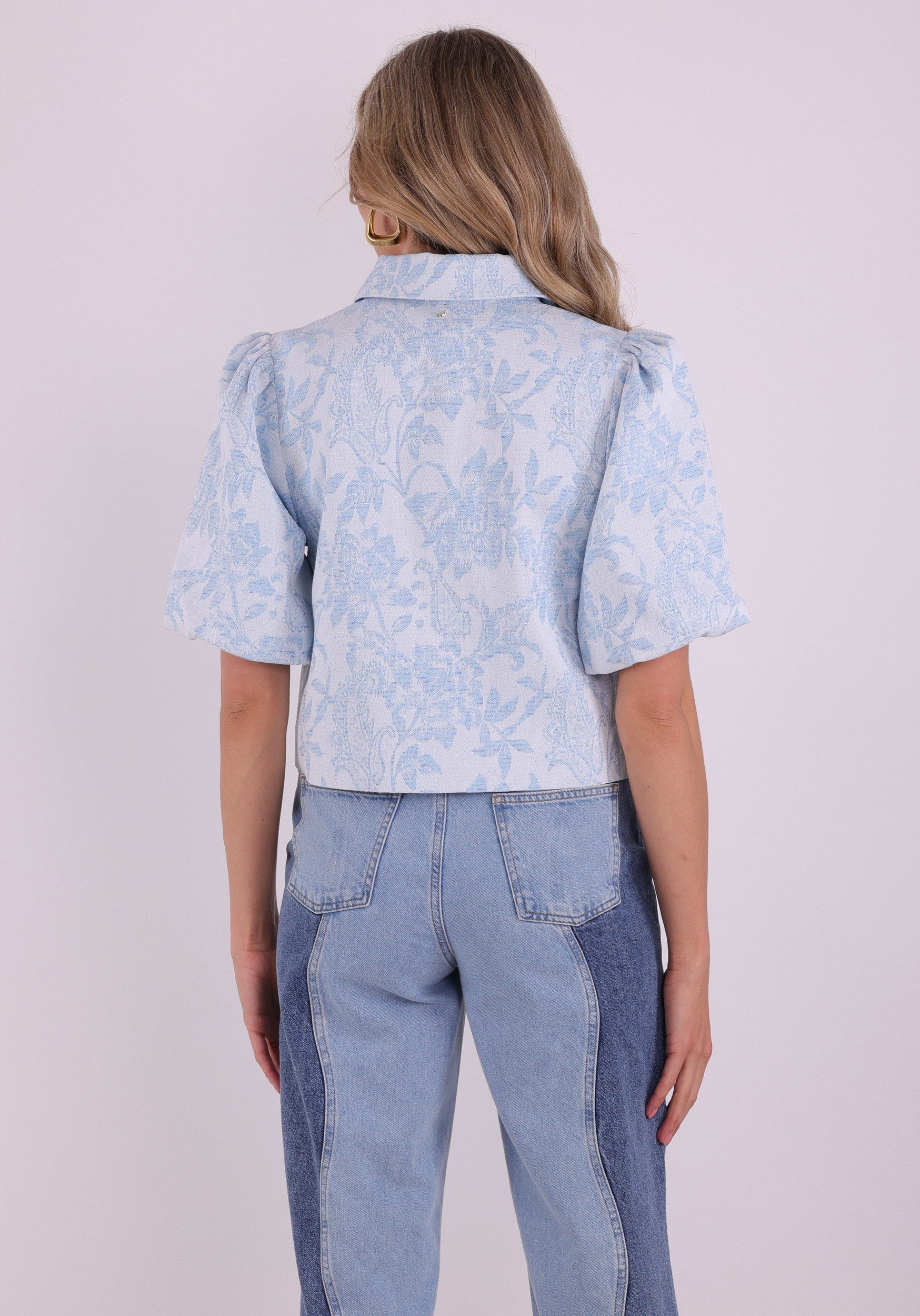 Tramontana Jacket Denim C10-19-801 Licht blauw