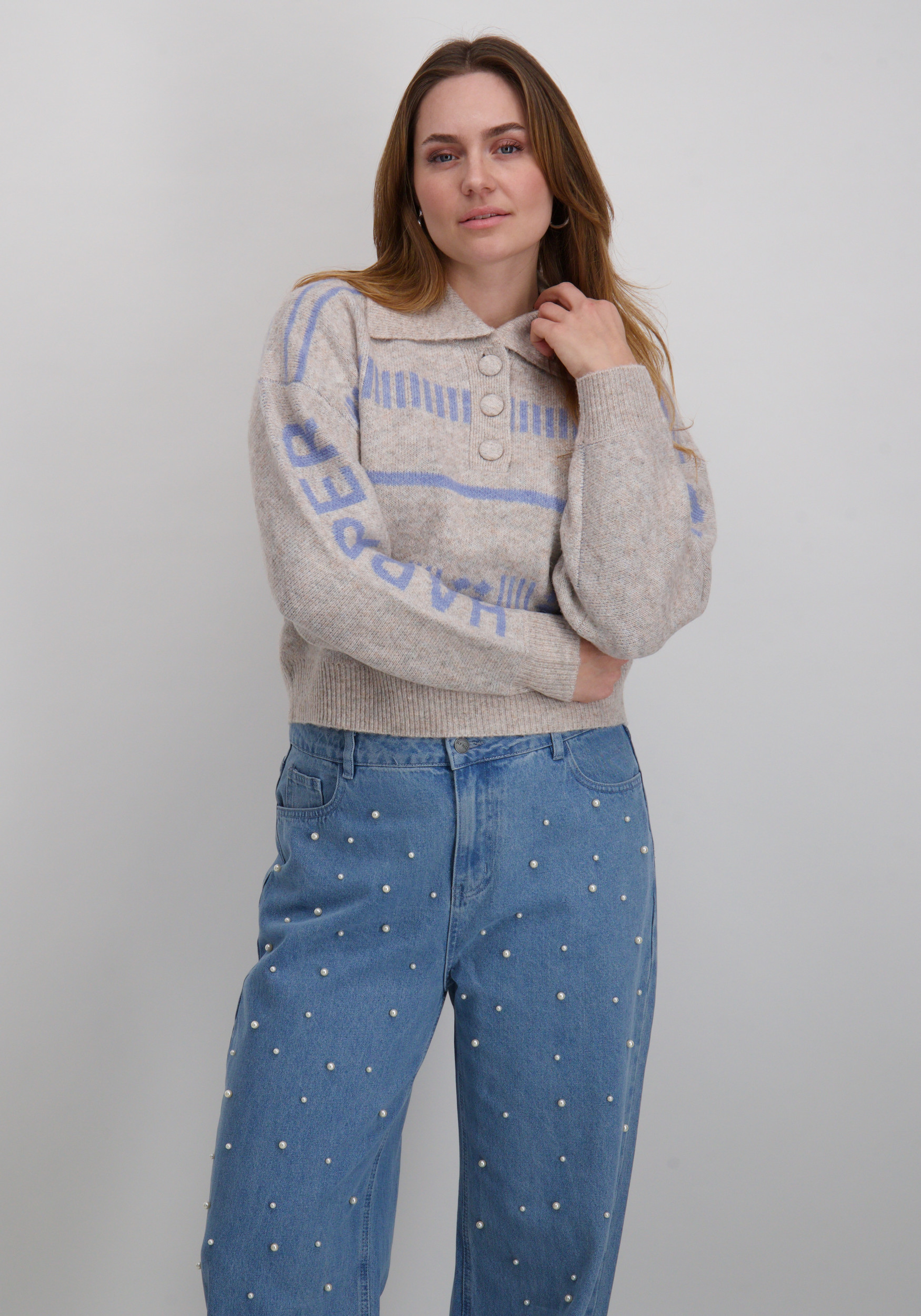 Harper & Yve Trui Nouck DW25W514 Licht grijs