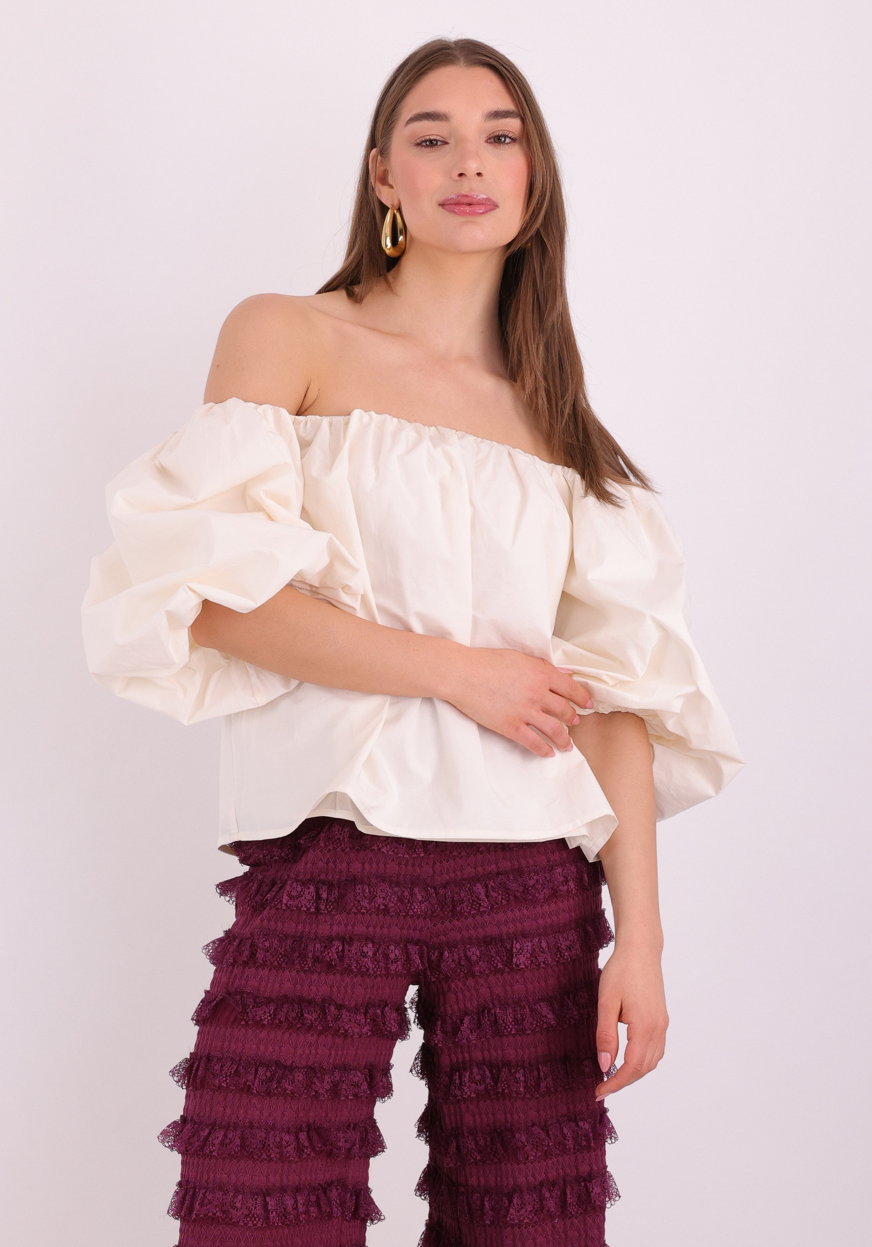 Harper & Yve Blouse Lauren HS6P600 Ecru