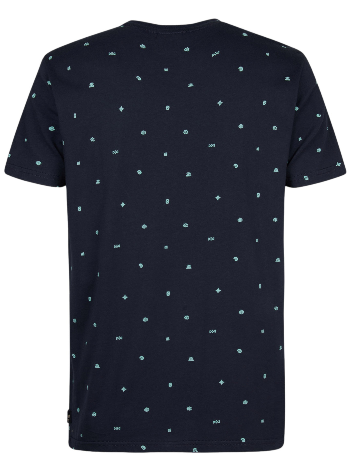 Petrol T-shirt M-1060-TSR131 Donker blauw