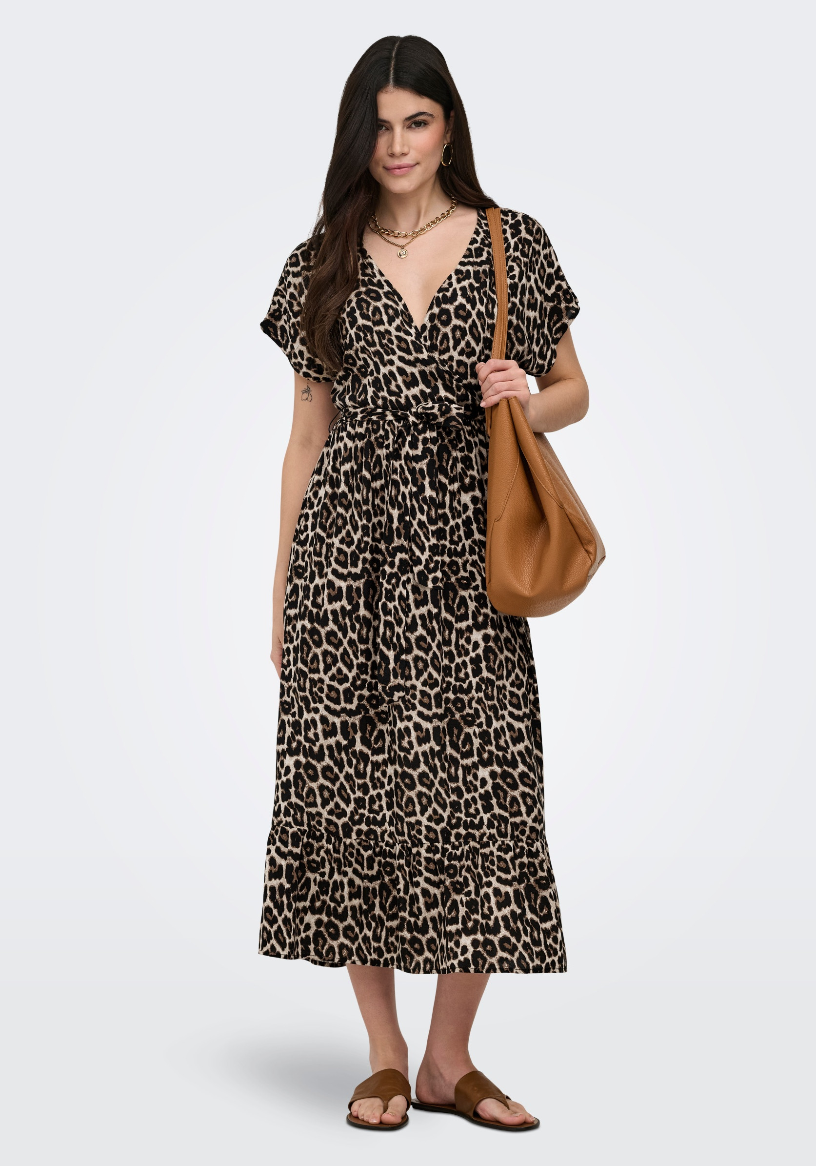 ONLY Jurk Zilla adele 15357778 Beige