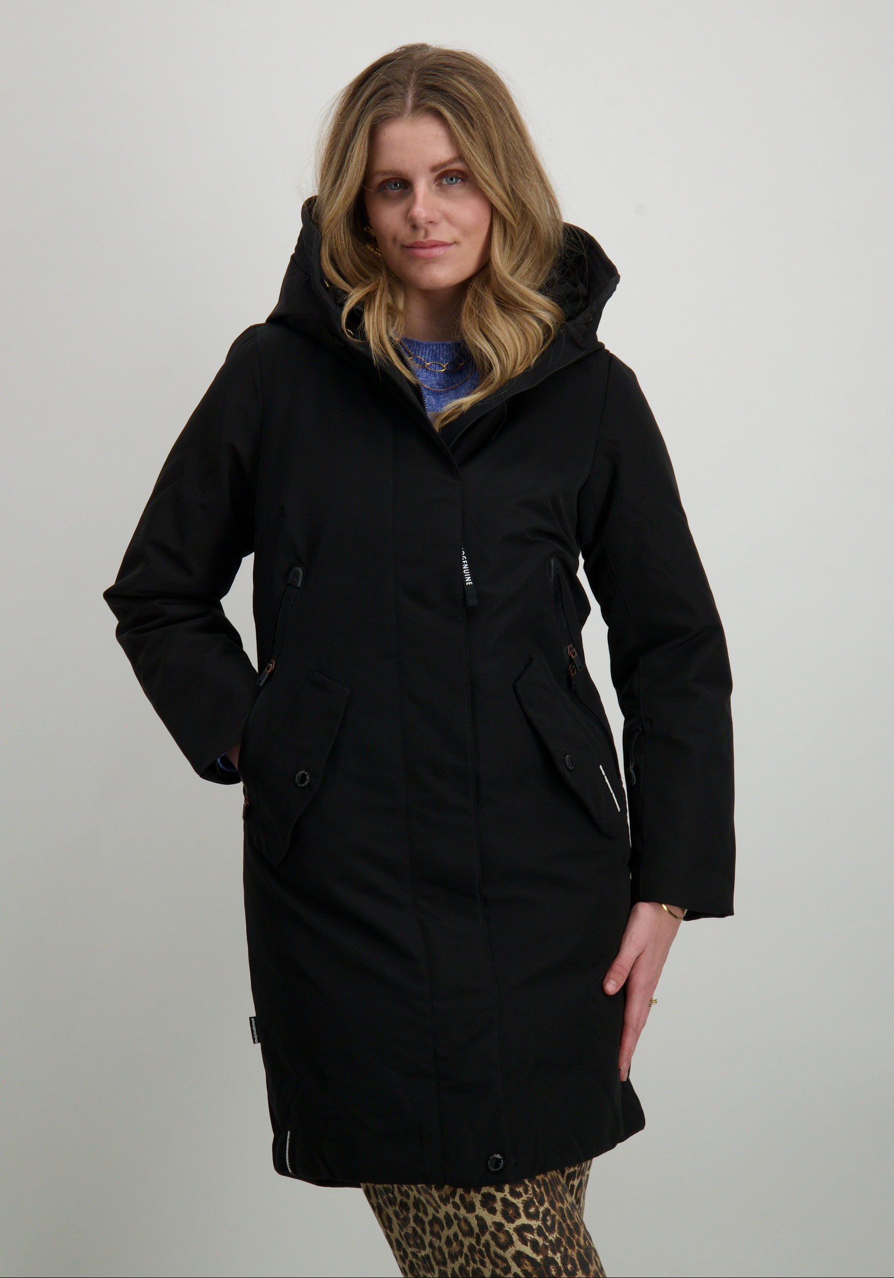 KHUJO Winterjas Charlyn4 1222CO243 Zwart
