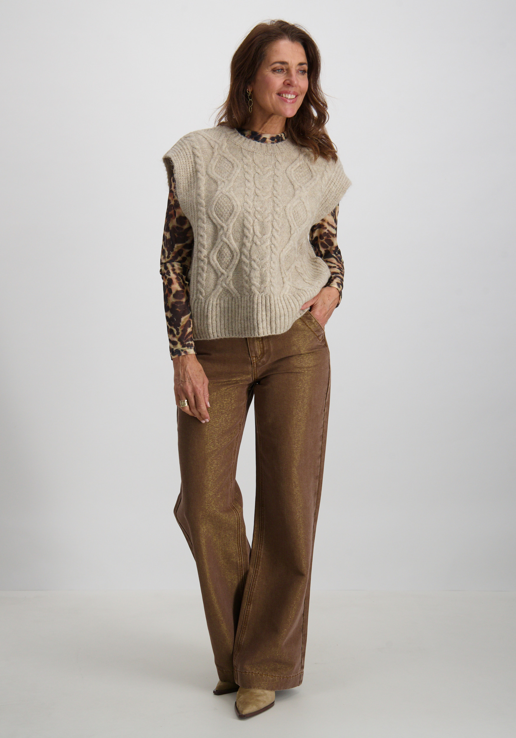 Geisha Spencer cable 54587-70 Zand