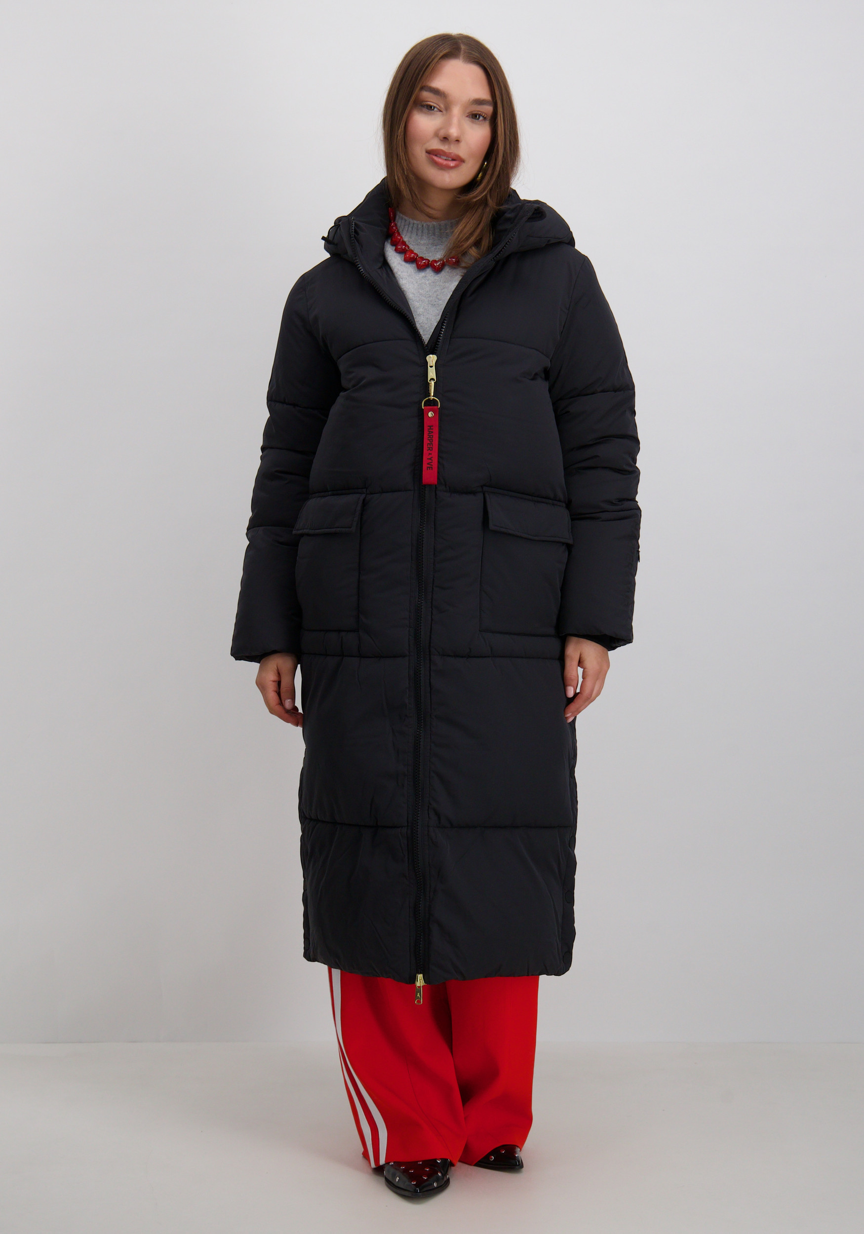 Harper & Yve Winterjas Yitty AW25N224 Zwart