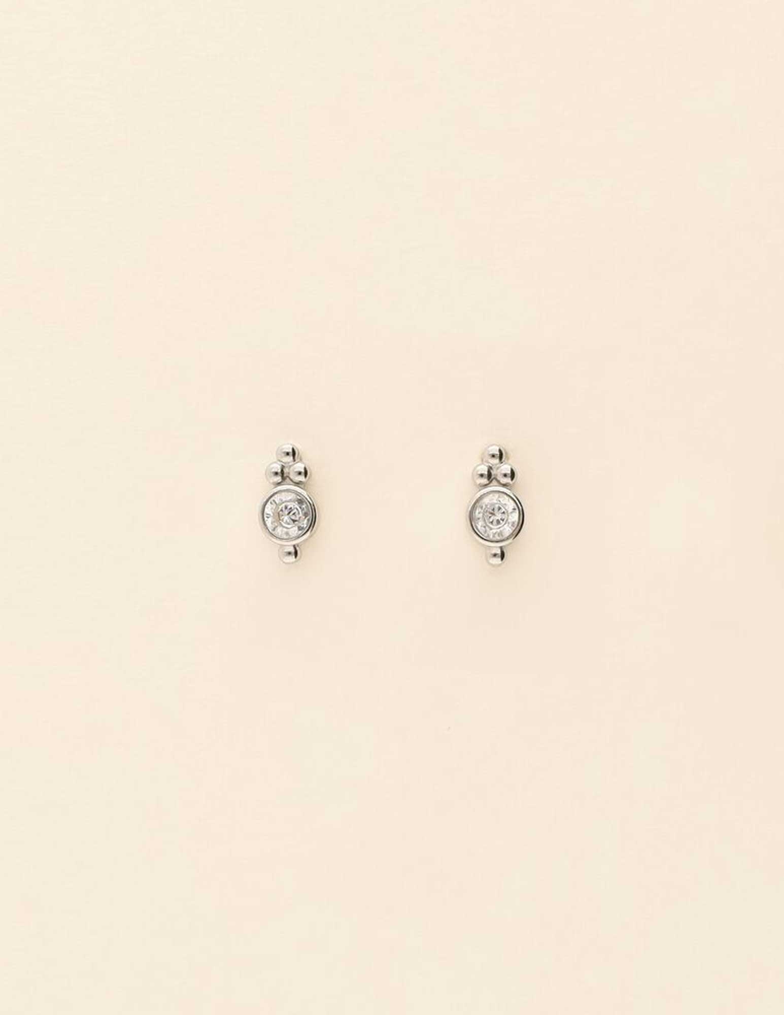 My Jewellery Studs met strass MJ08521 Zilver