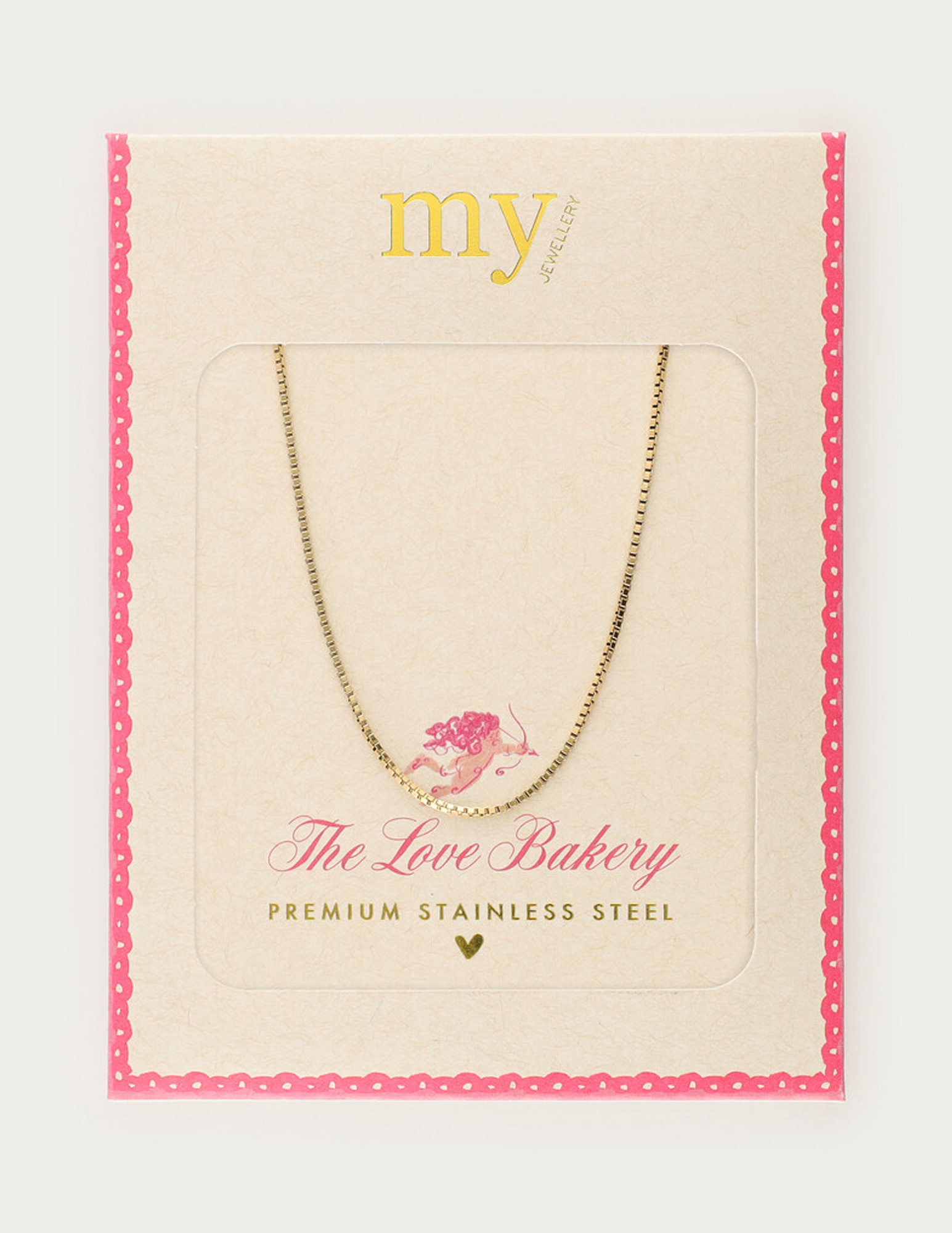 My Jewellery Love basic korte ketting MJ15332 Goud