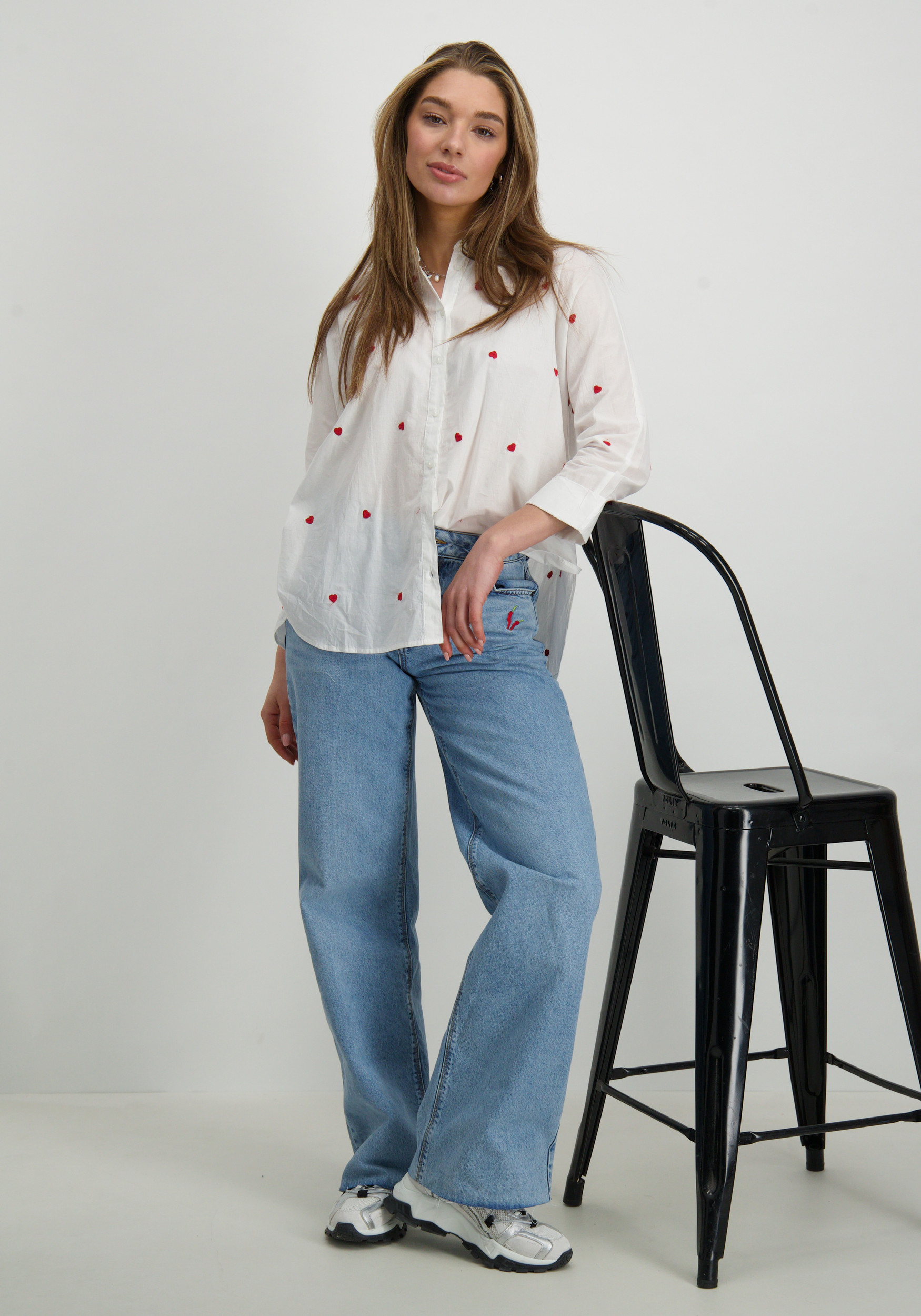 Only Blouse New lina grace 15283743 Wit