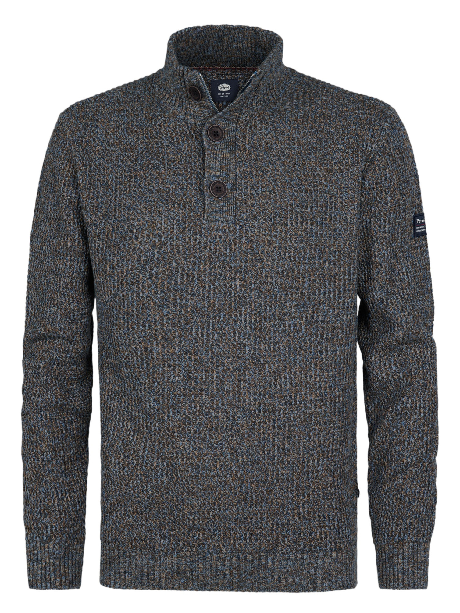 Petrol Trui M-3050-KWC270 Blauw