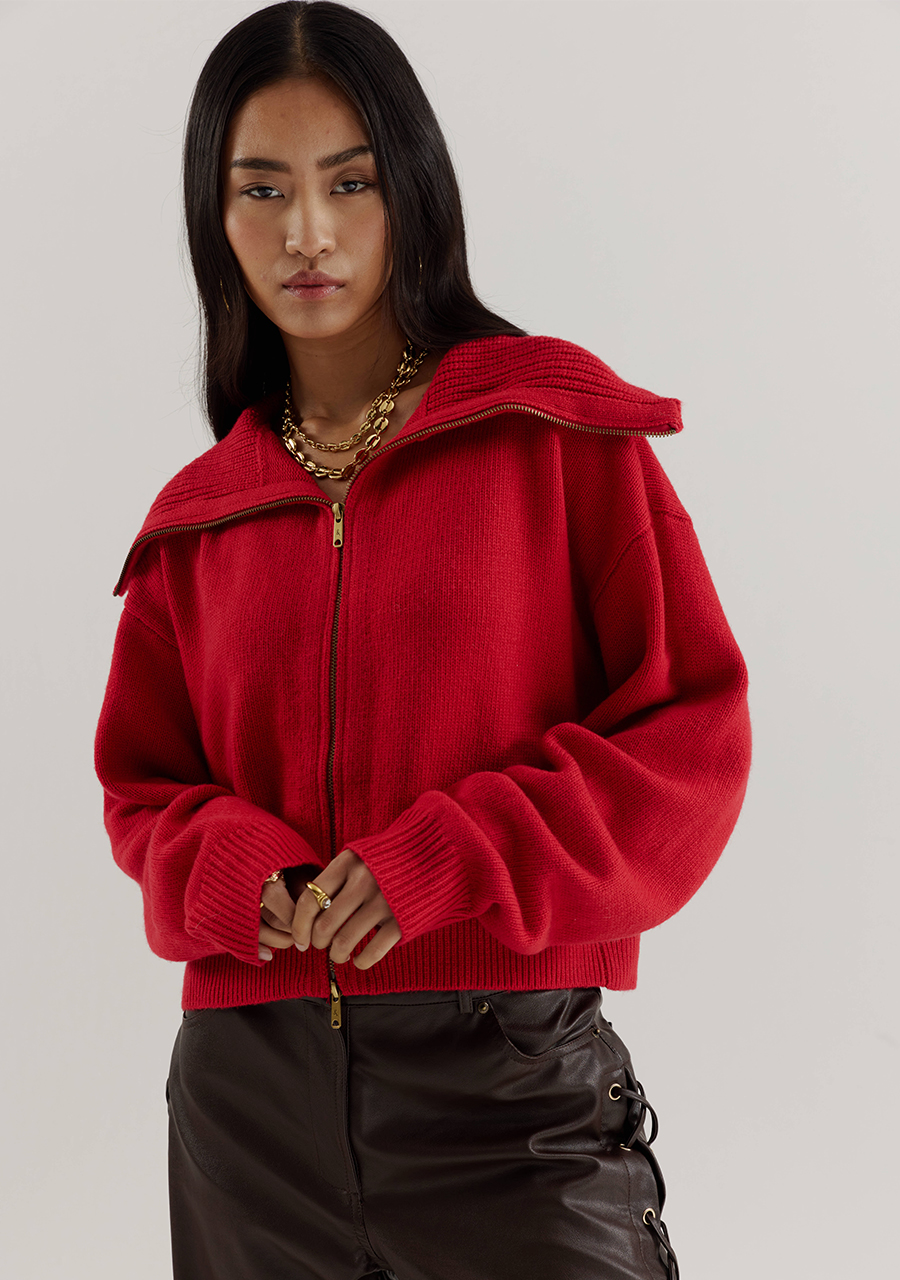 Harper & Yve Vest Isa AW25W801 Rood