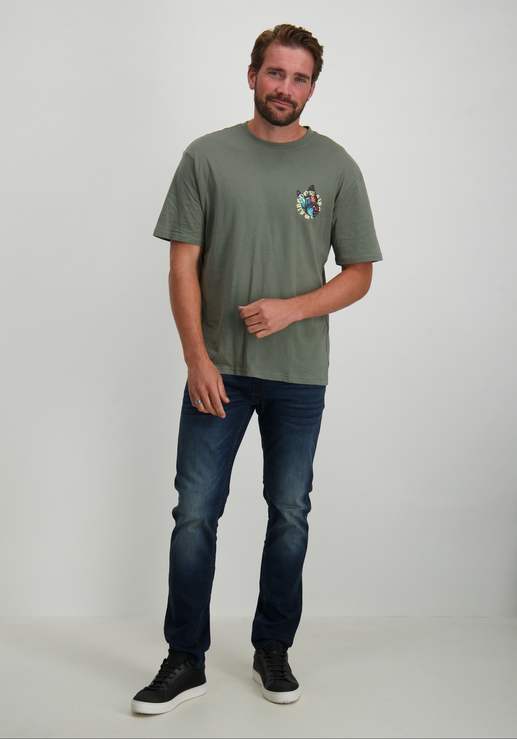 ONLY & SONS T-shirt Keane 22033620 Midden groen