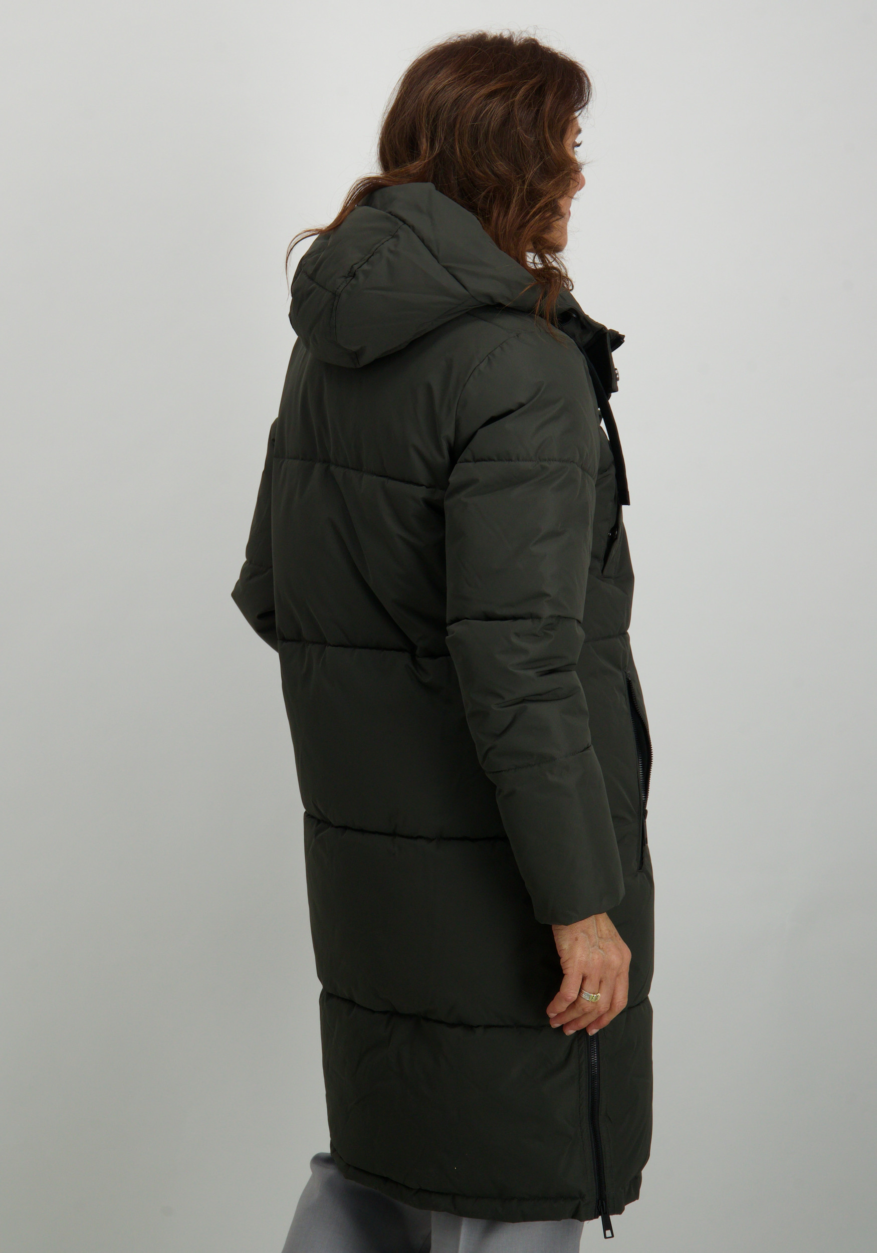 Covered Winterjas Anouk L60190 Donker groen