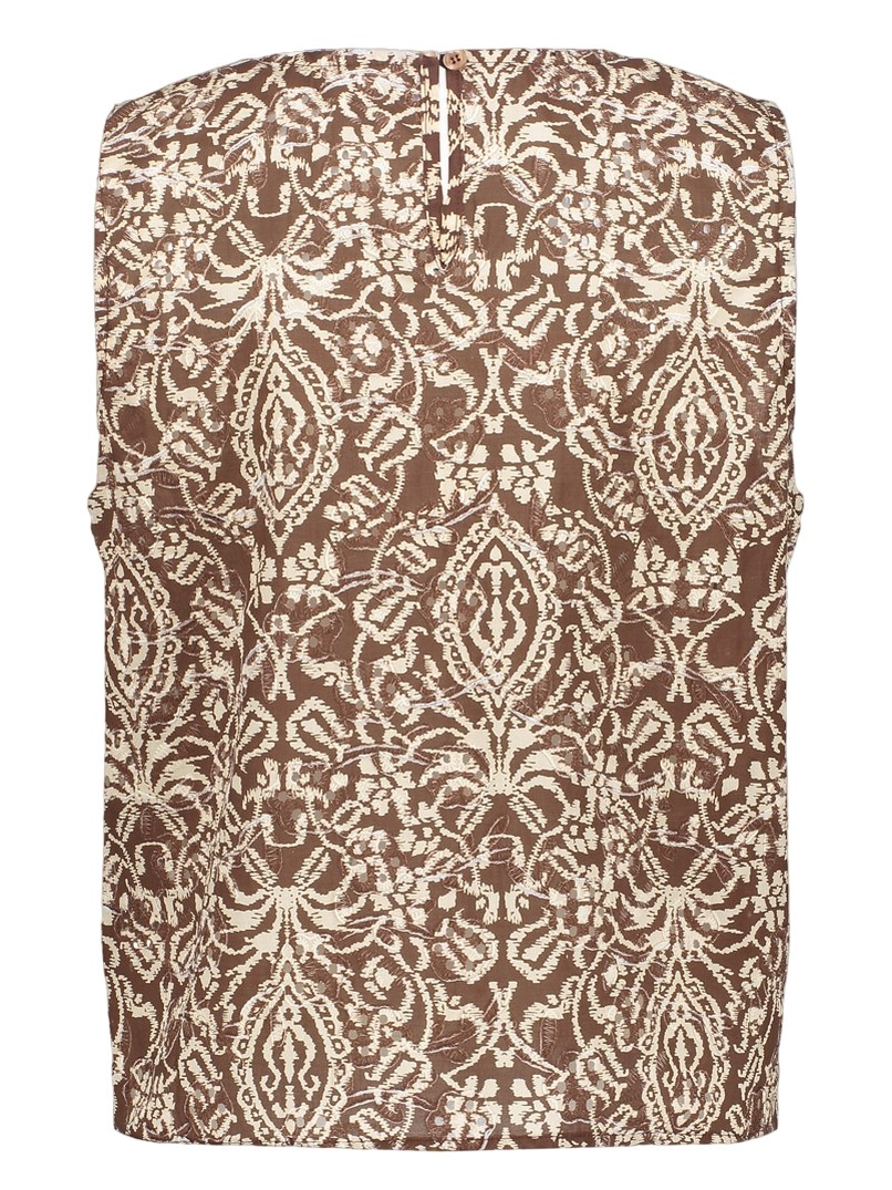 Geisha Top Brodi 63388-70 Donker bruin