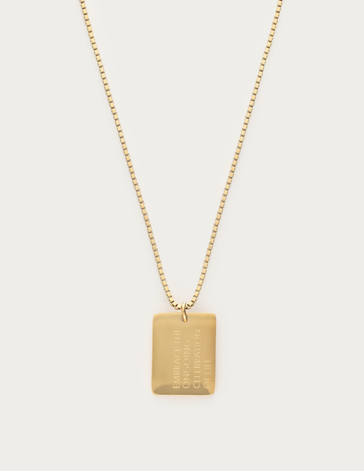My Jewellery Bold ketting met embrace bedel MJ14155 Goud