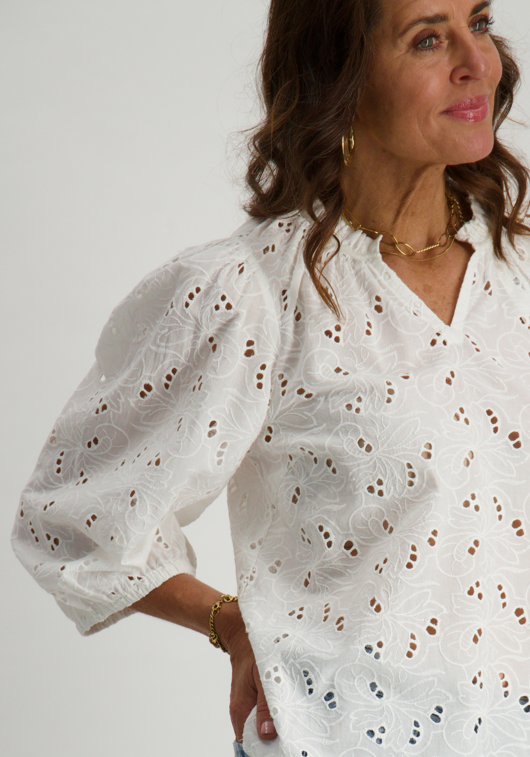 Kaffe Clothing Blouse Tessa 10509989 Wit