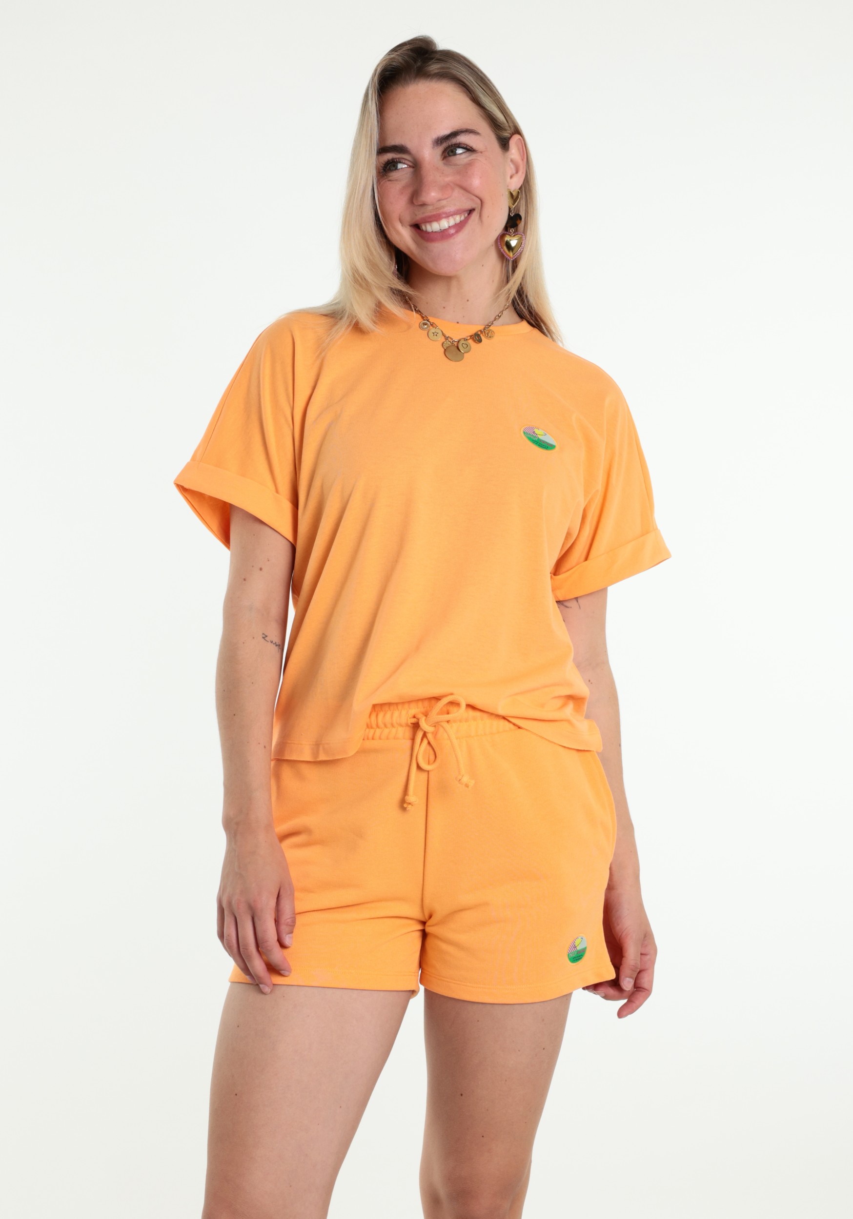 ONLY T-shirt Minna 15378313 Oranje