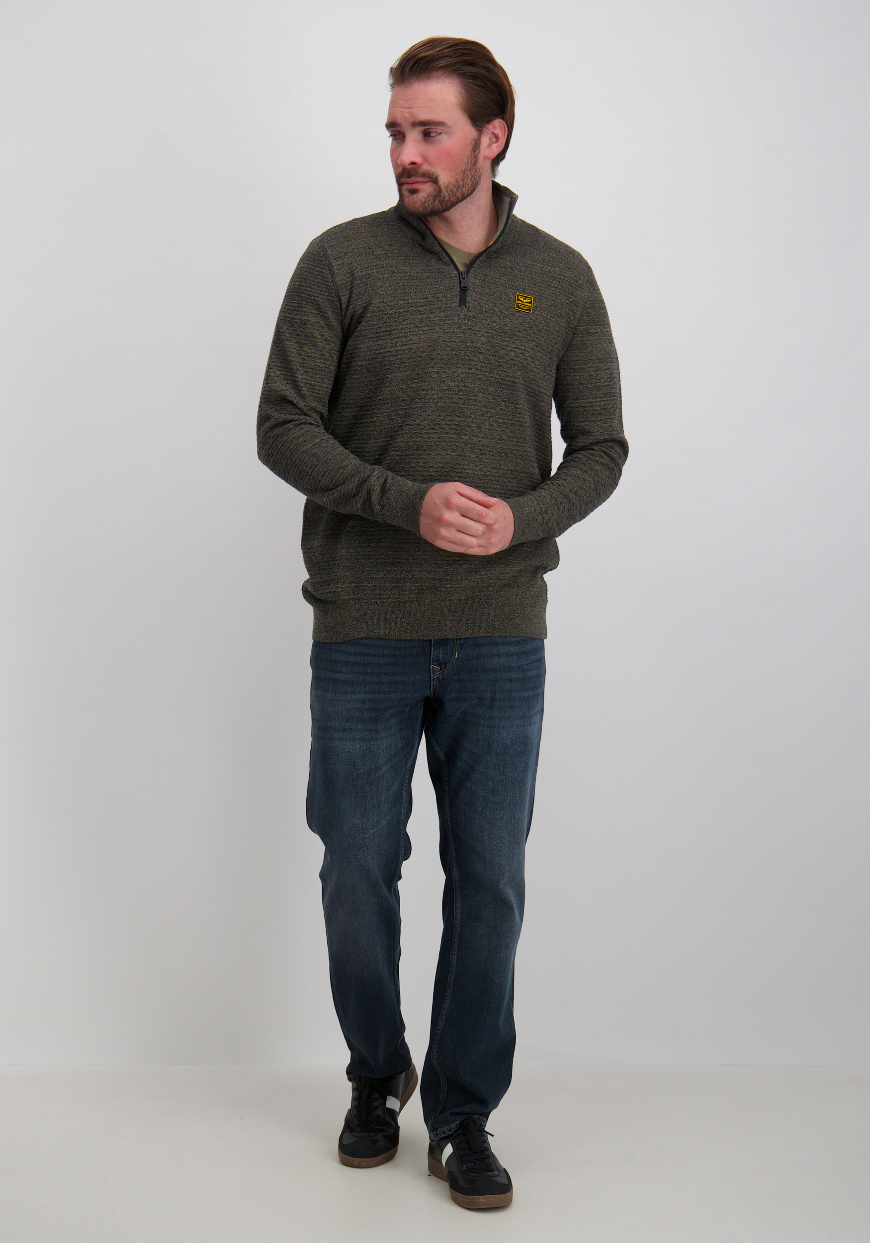 PME Legend Trui PKW2510301 Midden groen