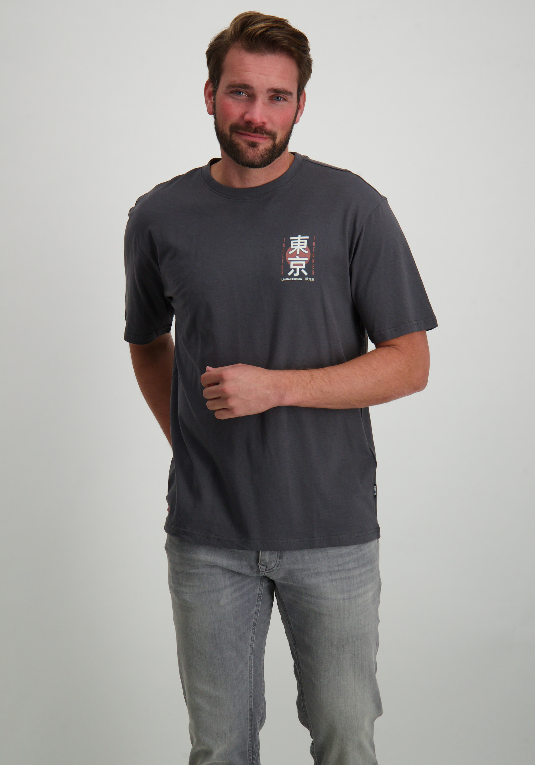 ONLY & SONS T-shirt Keane 22033620 Donker Grijs