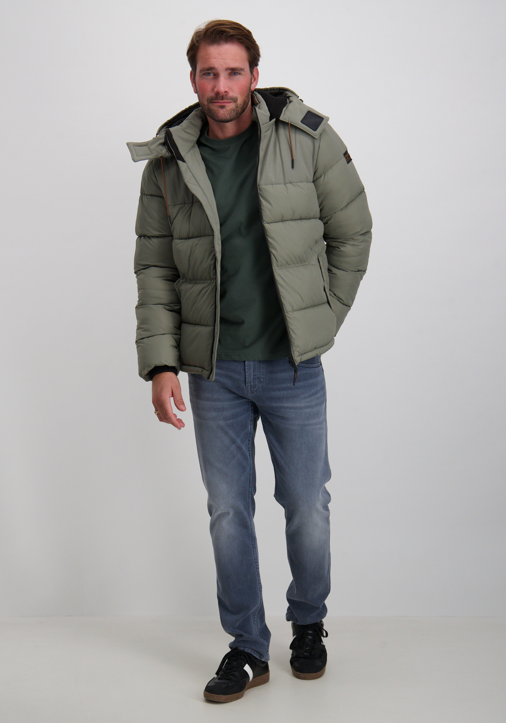 Petrol Winterjas M-3050-JAC109 Groen