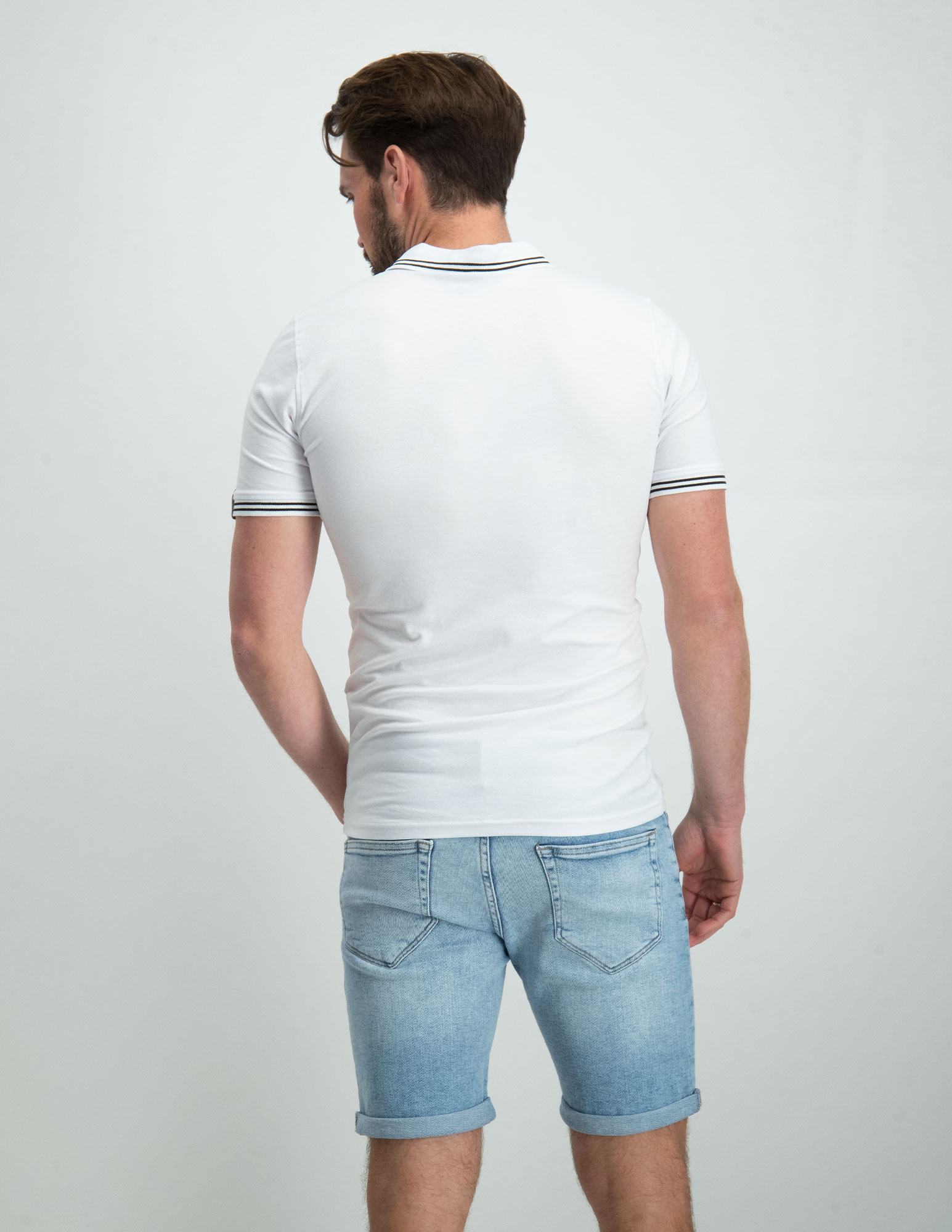 Malelions Polo Signature M2-SS23-23 Wit