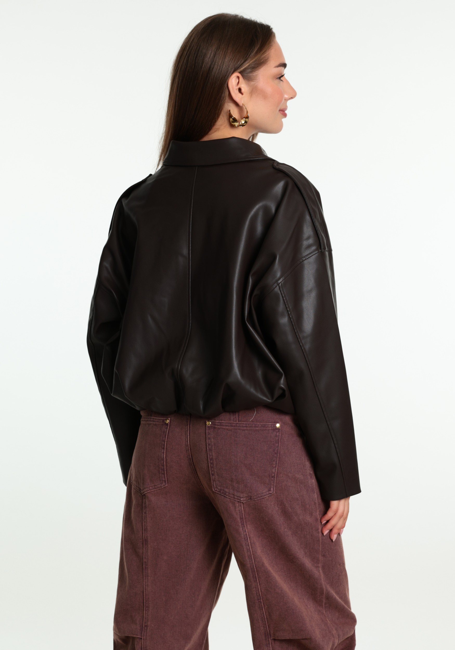 ONLY Jacket Moon-neli 15383675 Donker bruin