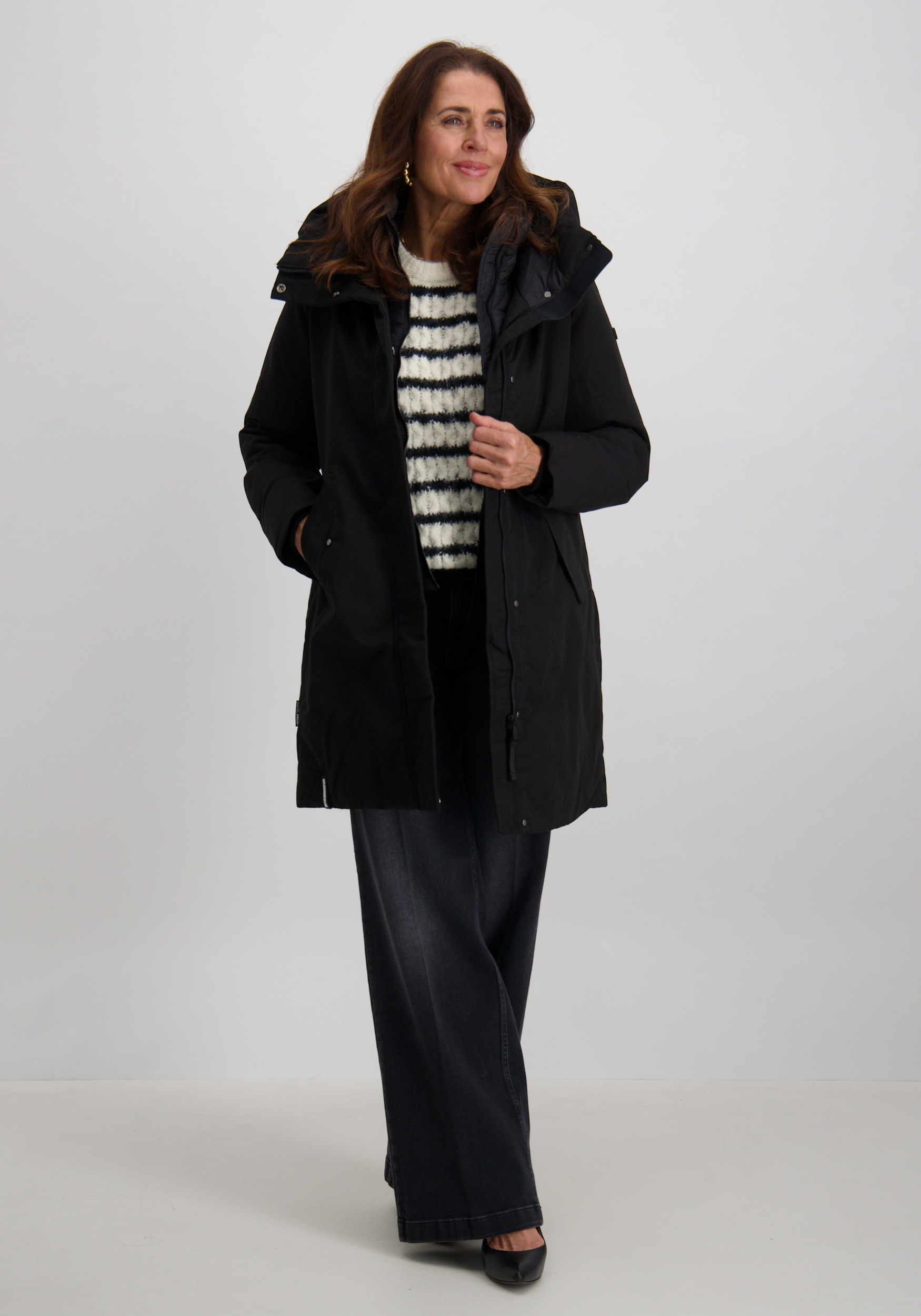 KHUJO Winterjas Wedelia 1031CO253 Zwart