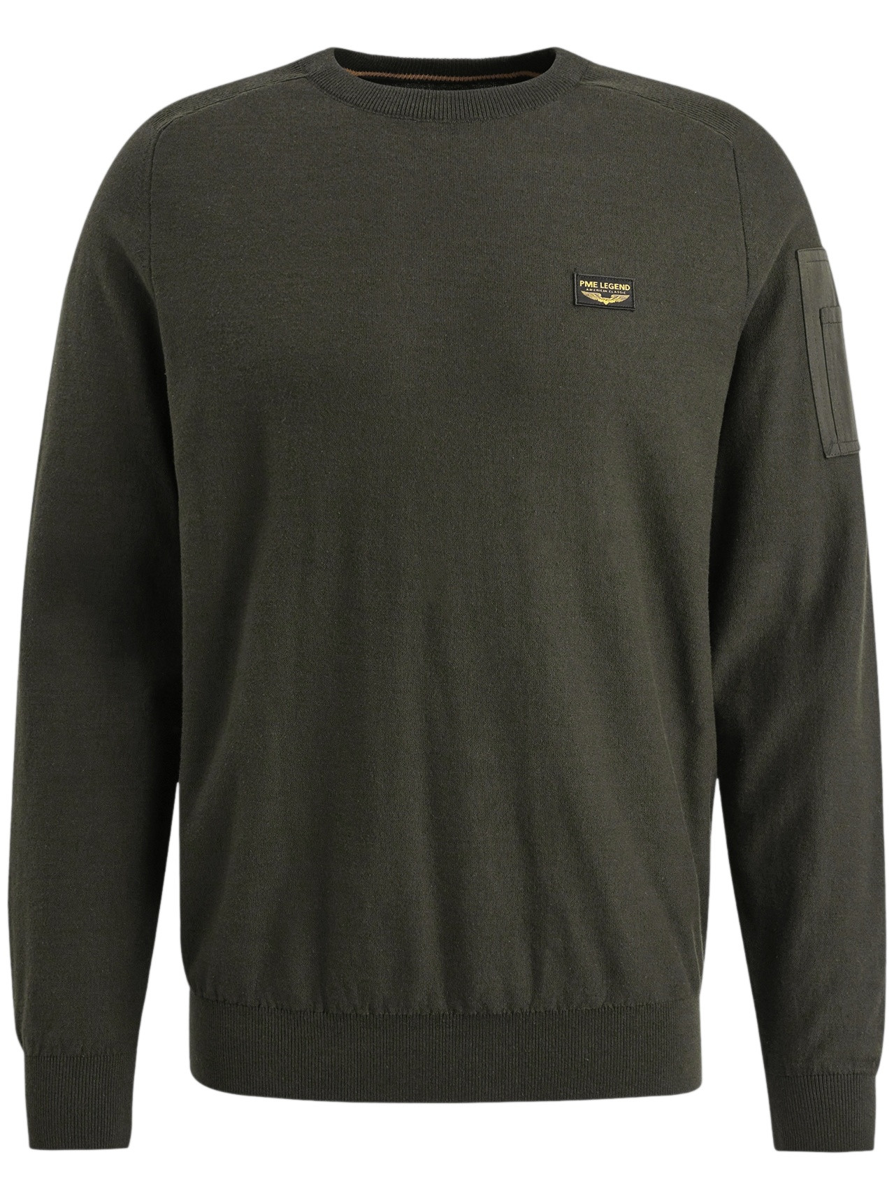 PME Legend Trui American classic PKW0000332 Donker groen
