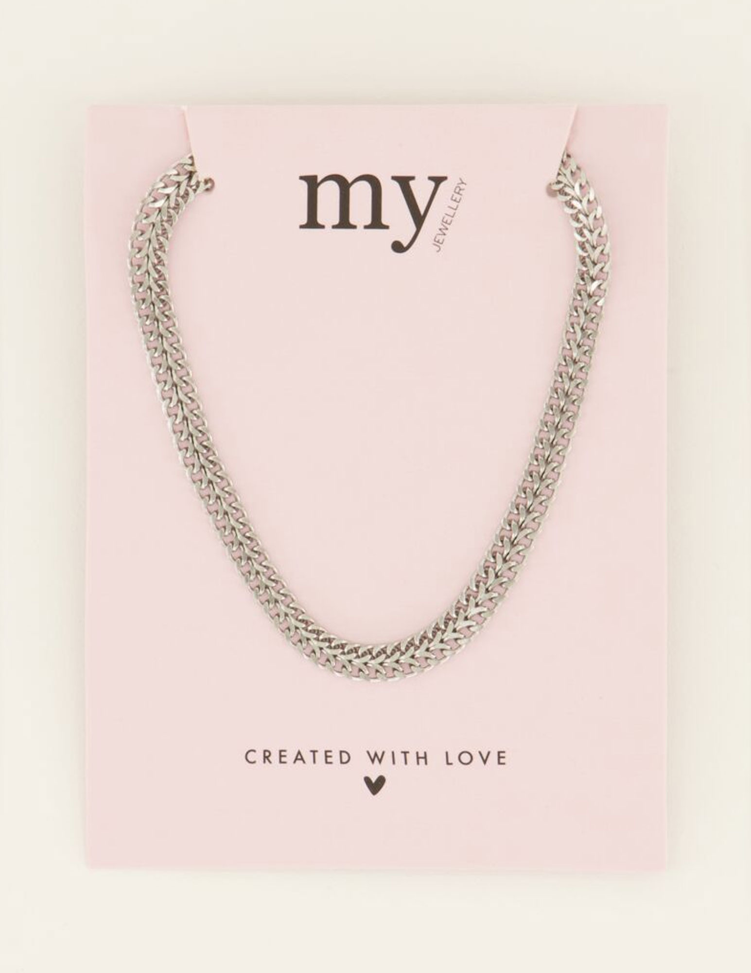 My Jewellery Ketting klassieke schakels MJ07972 Zilver