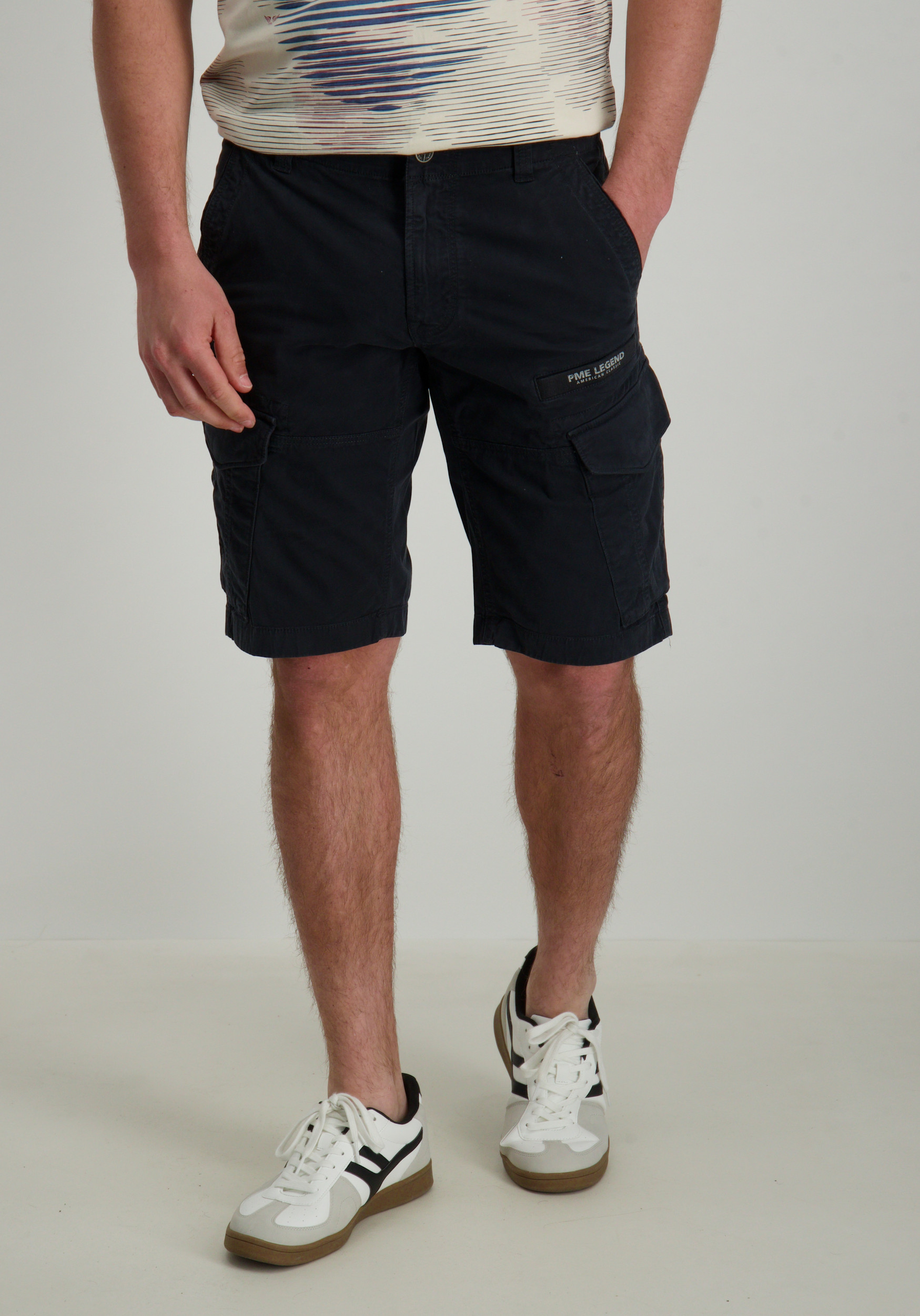 PME Legend Cargo short Nordrop PSH2504661 Donker blauw