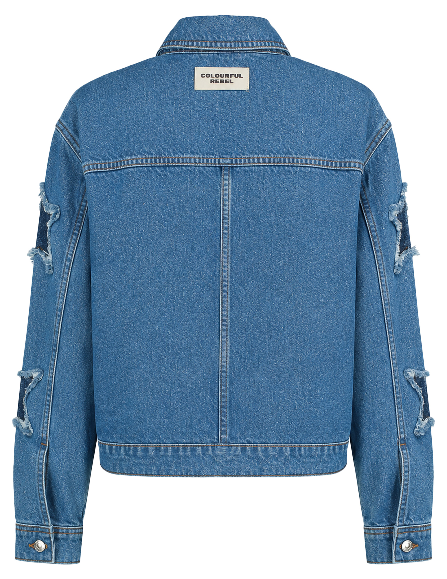 Colourful Rebel Spijkerjack Jo Strar WJ118402 Blauw
