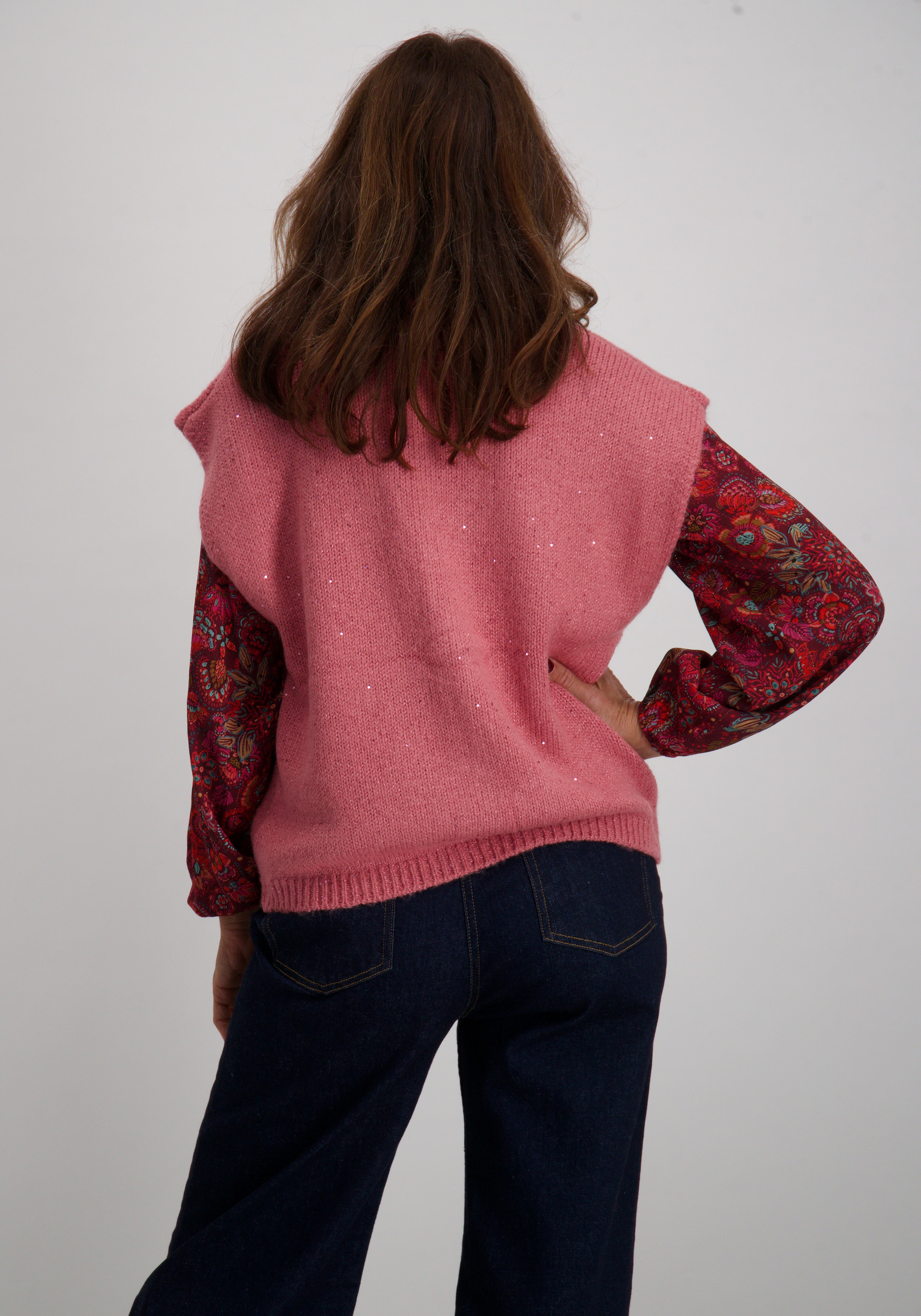 Tramontana Vest Lurex Y09-18-702 Rose