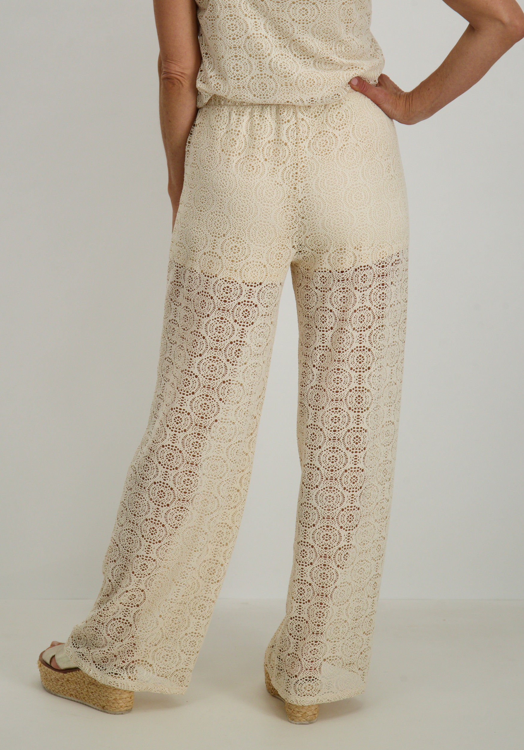 Vero moda Broek Maya 10325044 Beige