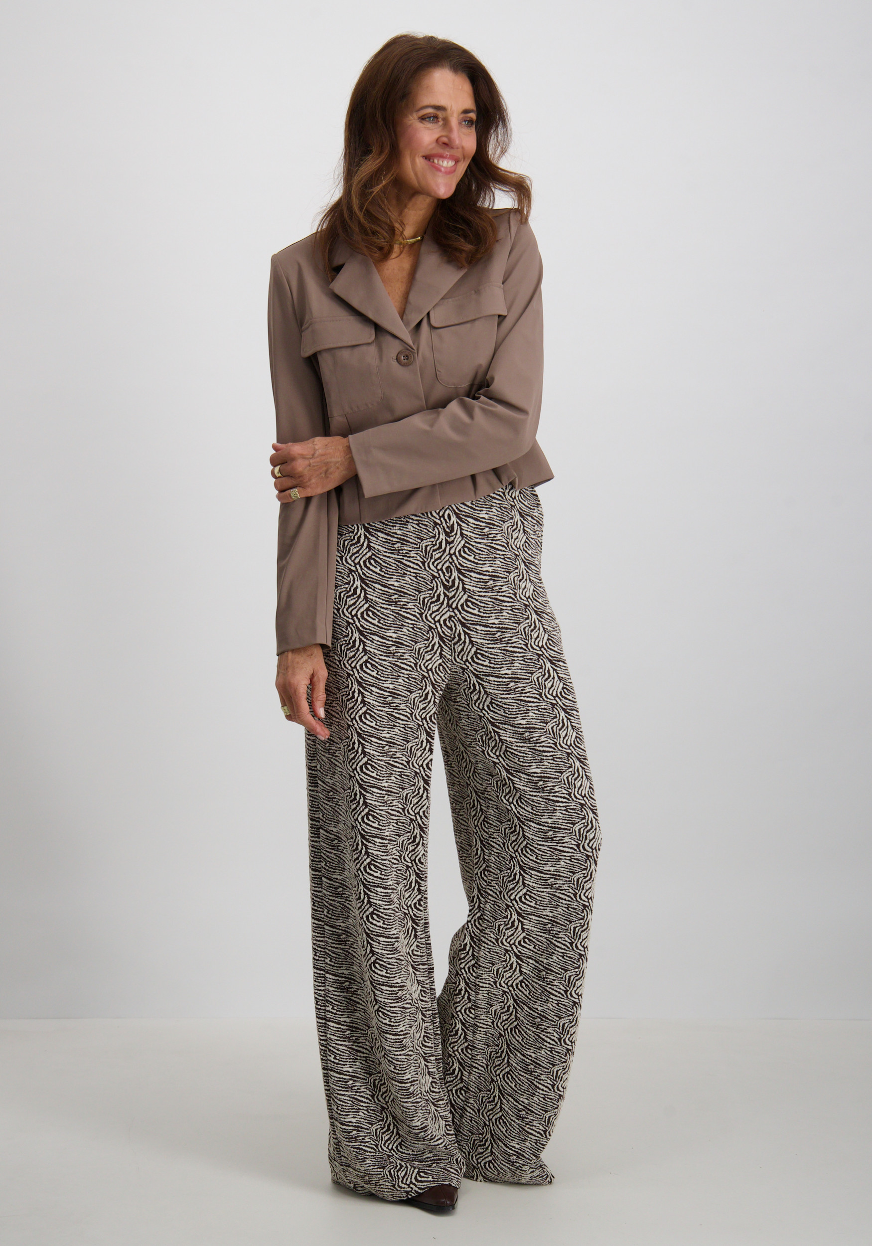 Zoso Blazer 254Glory Licht bruin