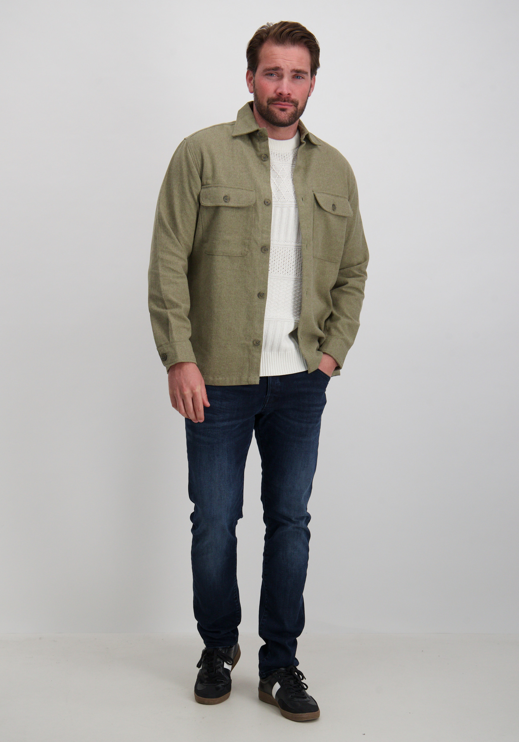 Jack & jones Overshirt 12286840 Midden groen