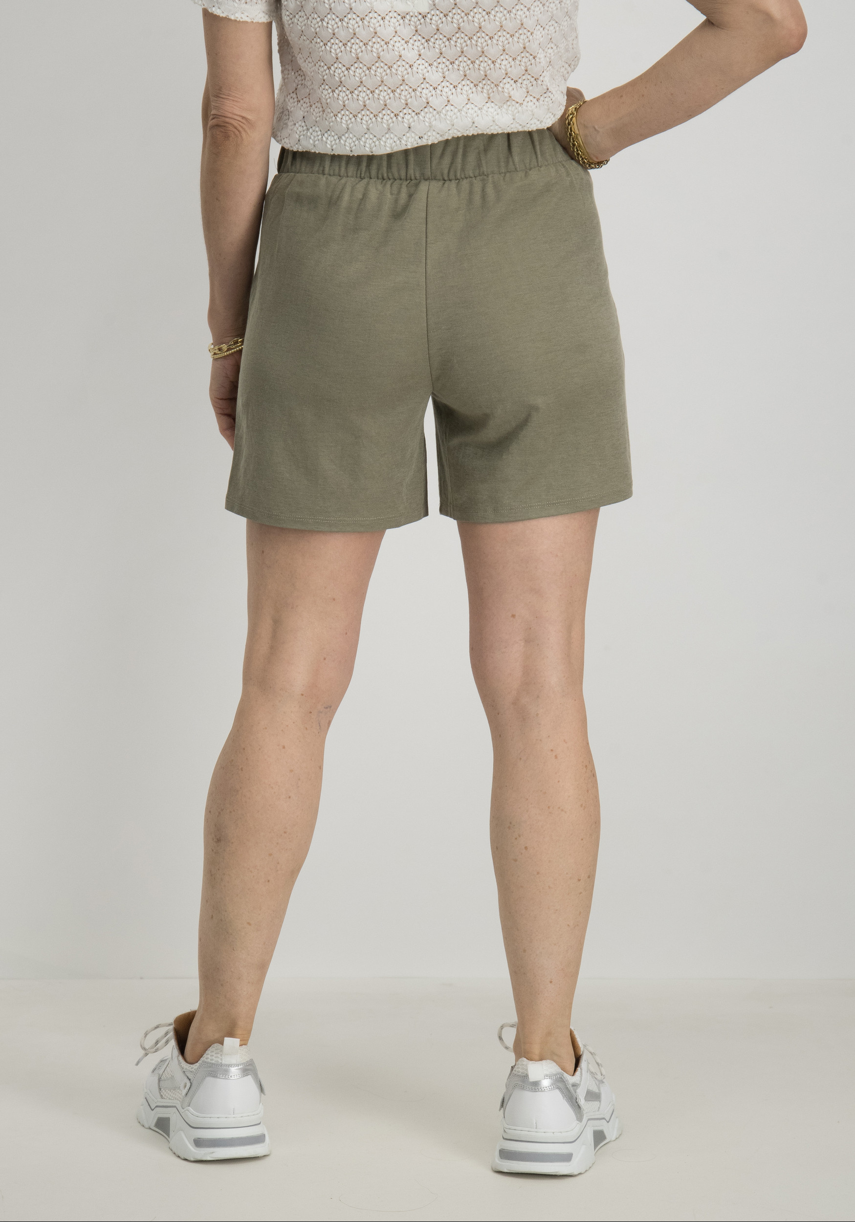 Jacqueline de jonge Korte broek Birdie geggo 15320995 Leger Groen